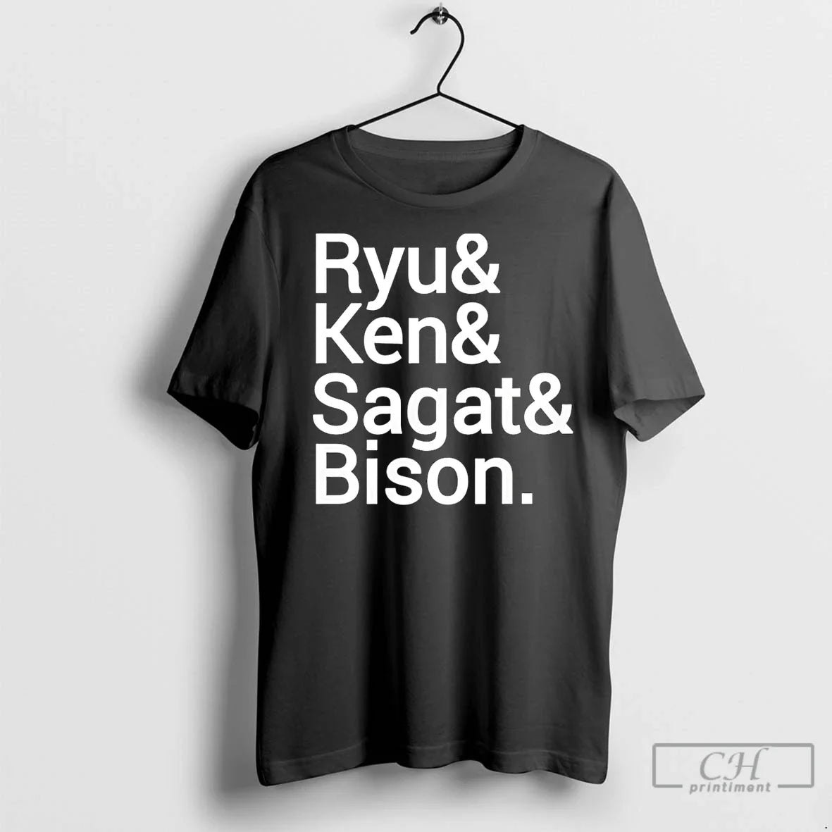 Classic Ian Watkins Wearing Ryu Ken Sagat Bison - Adult & Kids T-Shirts, Sweatshirts & Hoodies apparel design preview 1