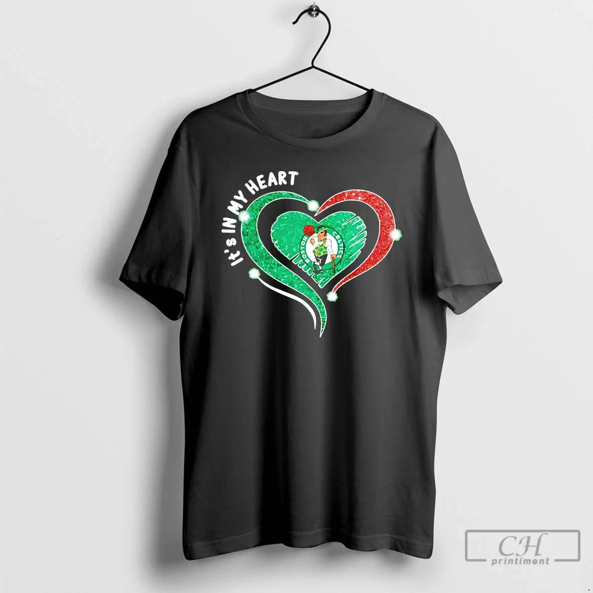 Classic J6brfm1s Boston Celtics Its In My Heart - Adult & Kids T-Shirts, Sweatshirts & Hoodies apparel design preview 1