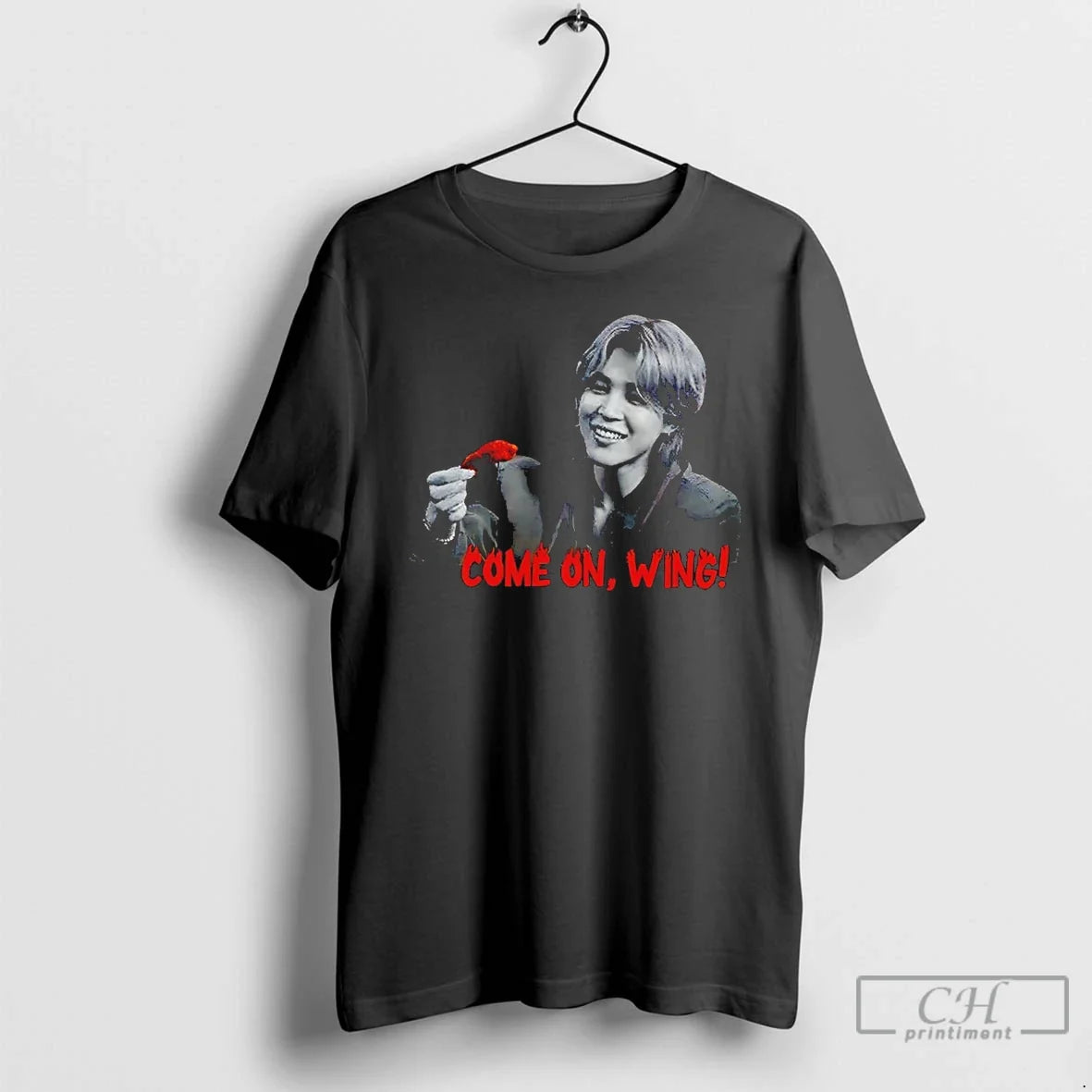Classic Jimin Bts Kpop Arirang Tour 2026 Come On Wing - Adult & Kids T-Shirts, Sweatshirts & Hoodies apparel design preview 1