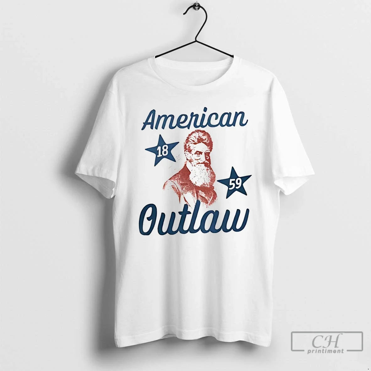 Classic John Brown American Outlaw 1859 - Adult & Kids T-Shirts, Sweatshirts & Hoodies apparel design preview 1