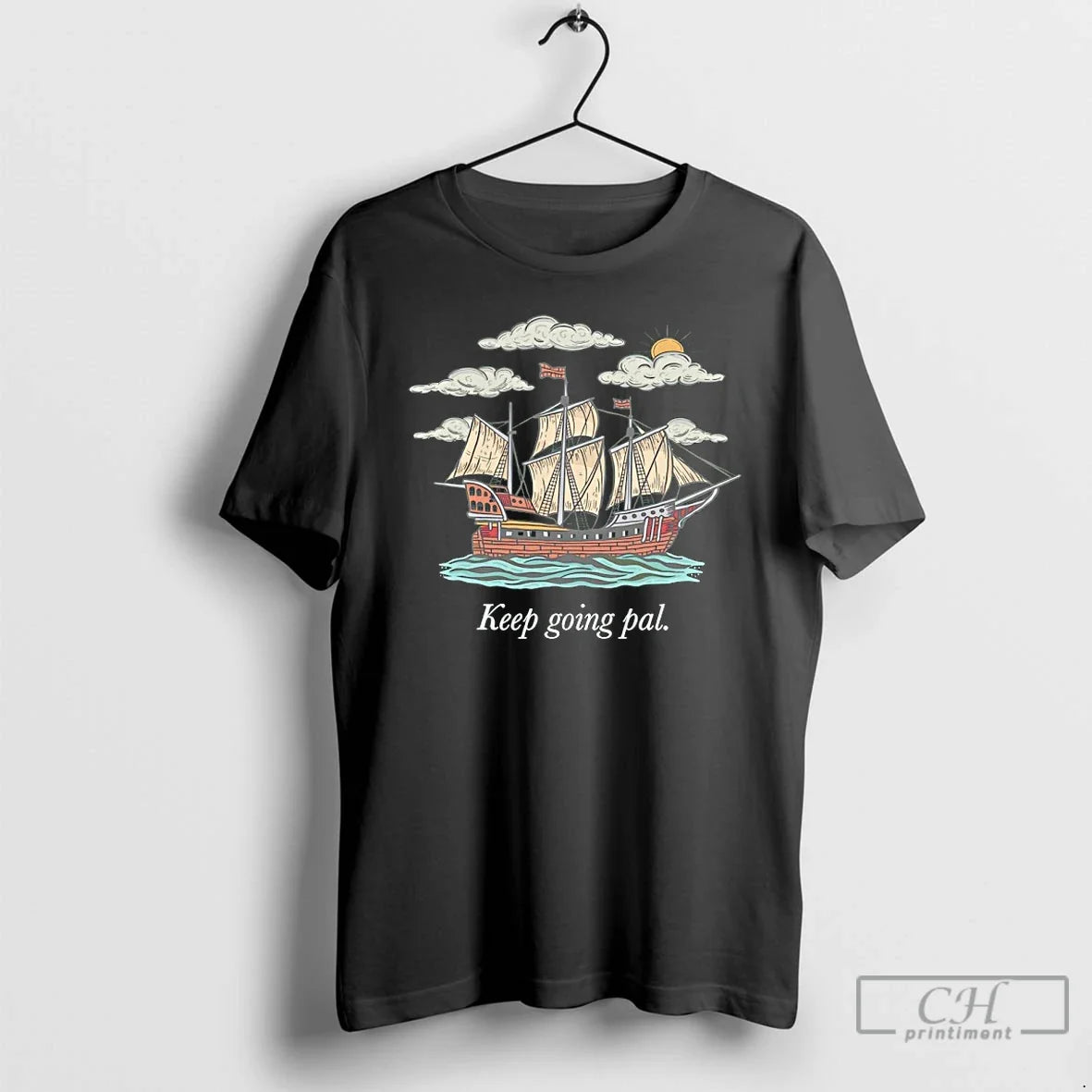 Classic Keep Going Pal X Sam Alkhatib - Adult & Kids T-Shirts, Sweatshirts & Hoodies apparel design preview 1