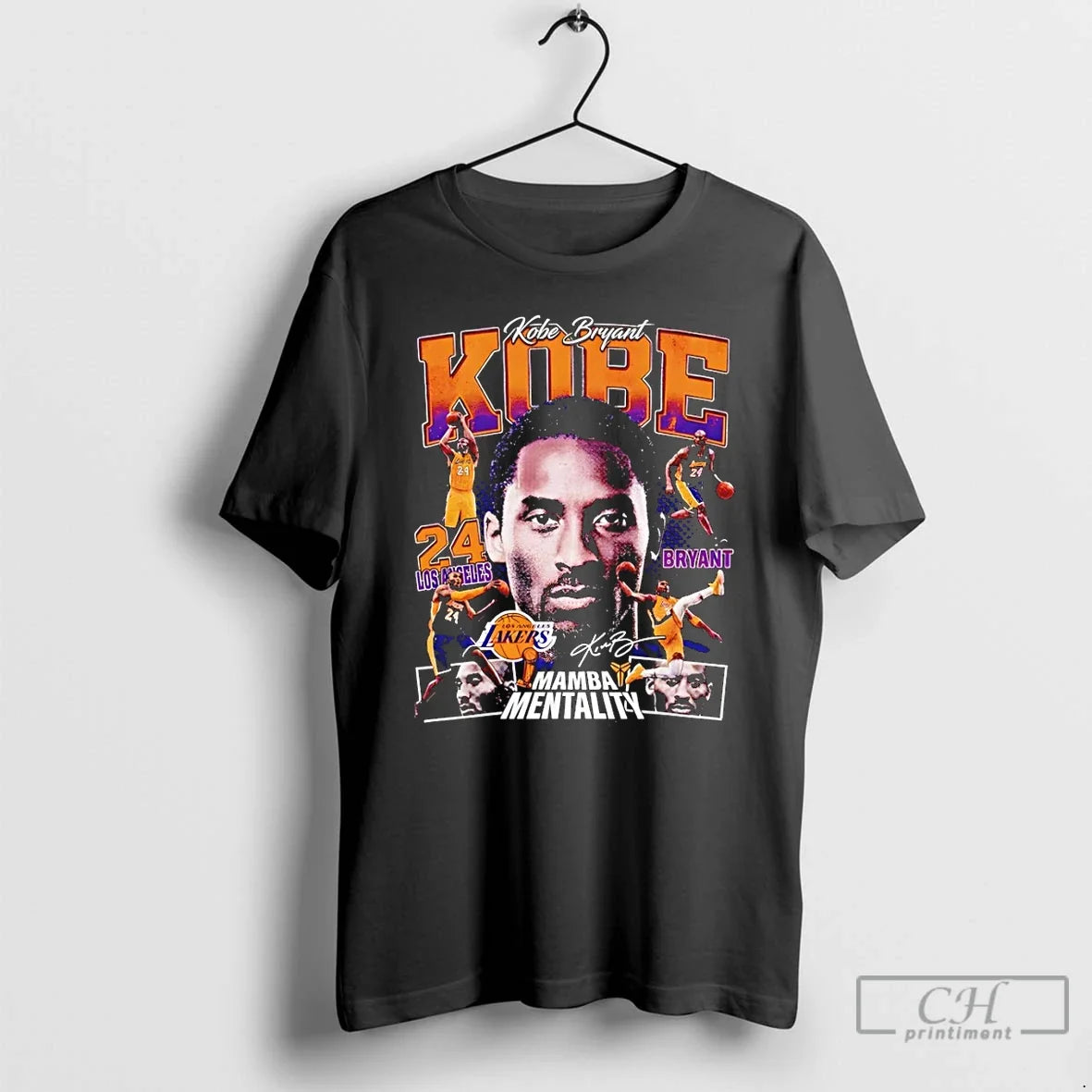 Classic Kobe Bryant Mamba Mentality 24 Los Angeles - Adult & Kids T-Shirts, Sweatshirts & Hoodies apparel design preview 1