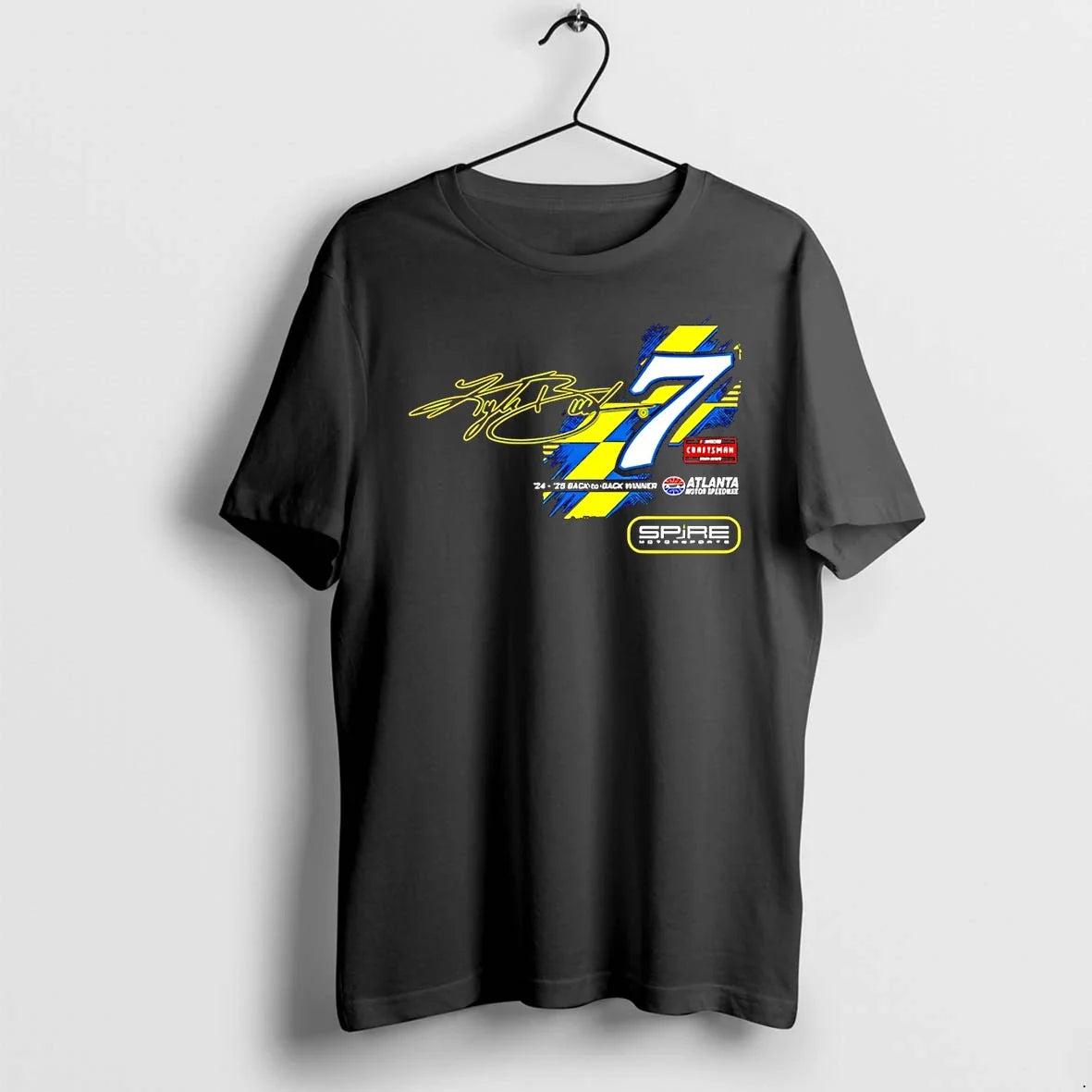 Classic Kyle Busch 7 Spire Motorsports Back To Winner - Adult & Kids T-Shirts, Sweatshirts & Hoodies apparel design preview 1
