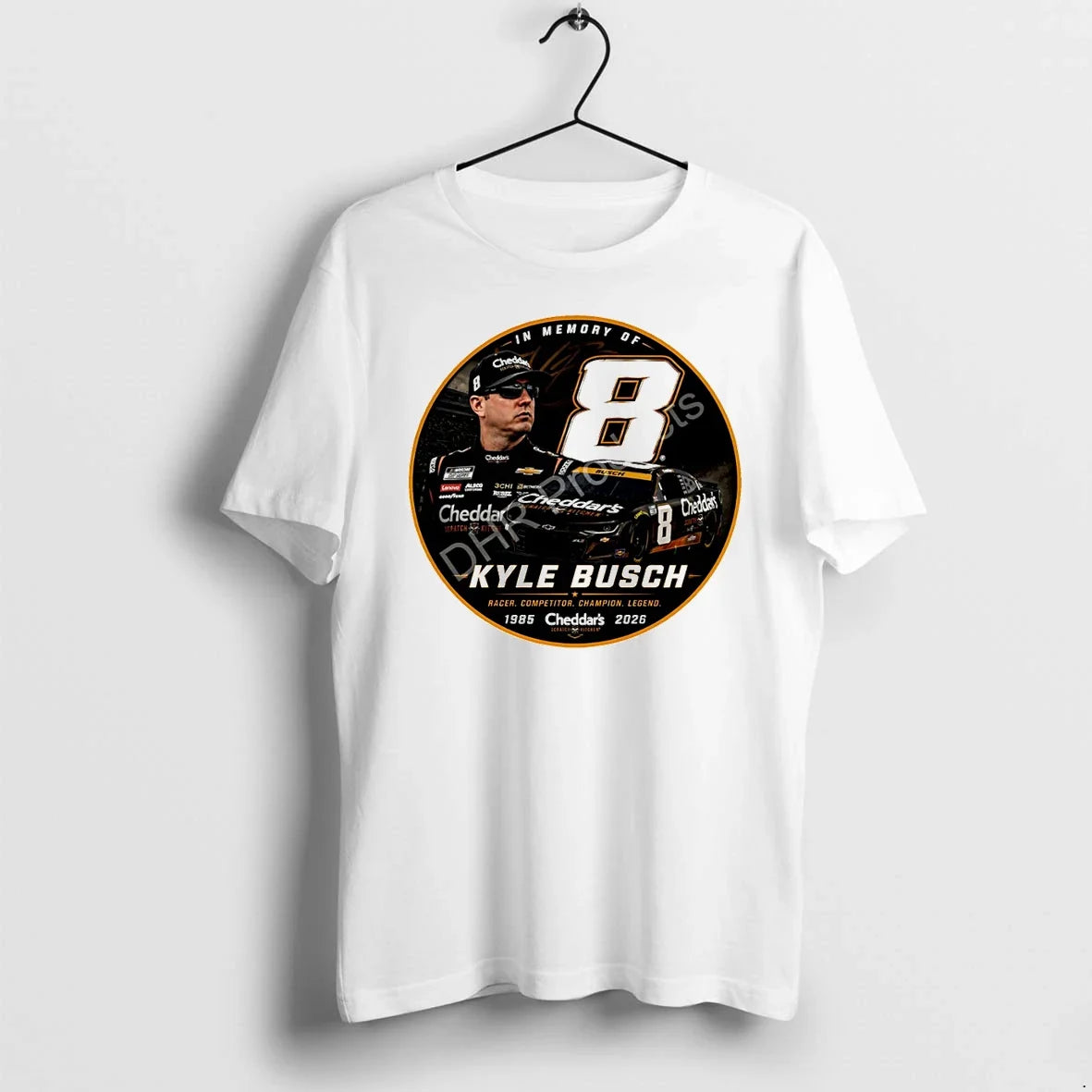 Classic Kyle Busch Number 8 Tribute Racer Competitor - Adult & Kids T-Shirts, Sweatshirts & Hoodies apparel design preview 1