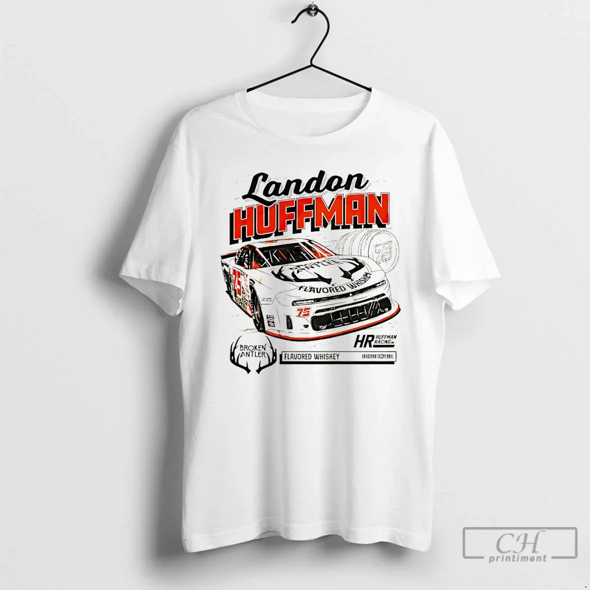 Classic Landon Huffman Broken Antler Flavored Whiskey - Adult & Kids T-Shirts, Sweatshirts & Hoodies apparel design preview 1