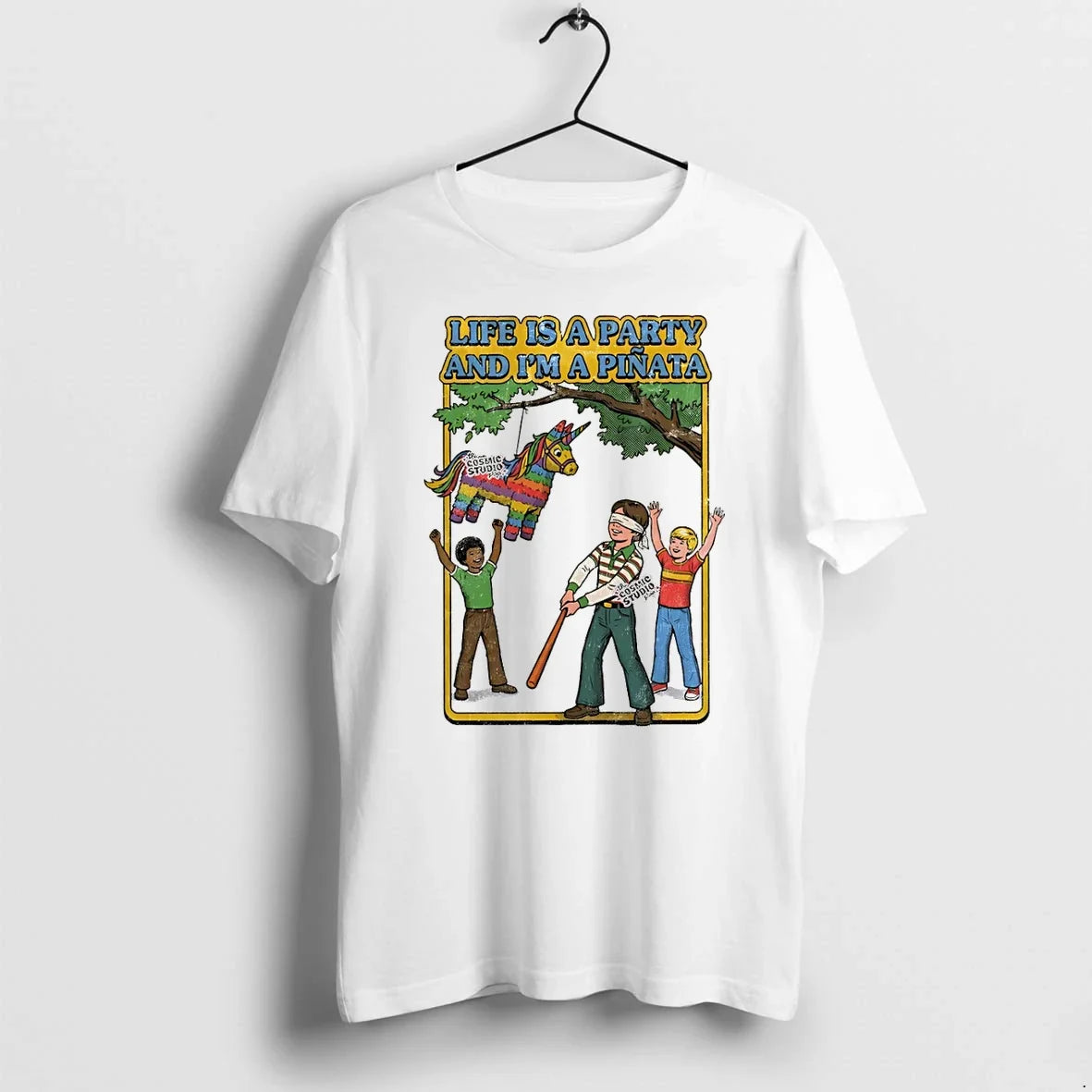 Classic Life Is A Party And Im Pinata Cartoon Sweater - Adult & Kids T-Shirts, Sweatshirts & Hoodies apparel design preview 1