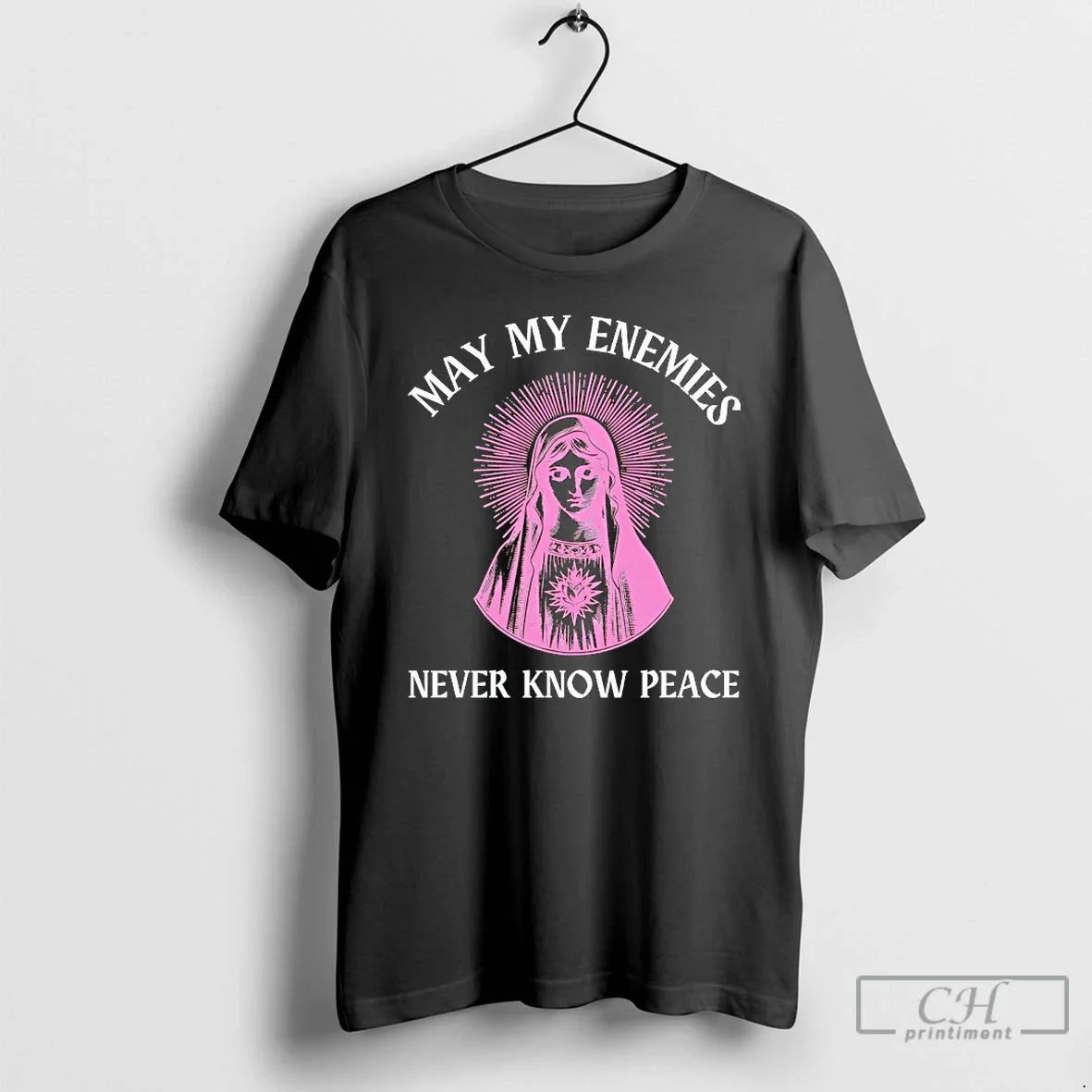 Classic May In Enemies Never Know Peace Dj Mac Rascal - Adult & Kids T-Shirts, Sweatshirts & Hoodies apparel design preview 1