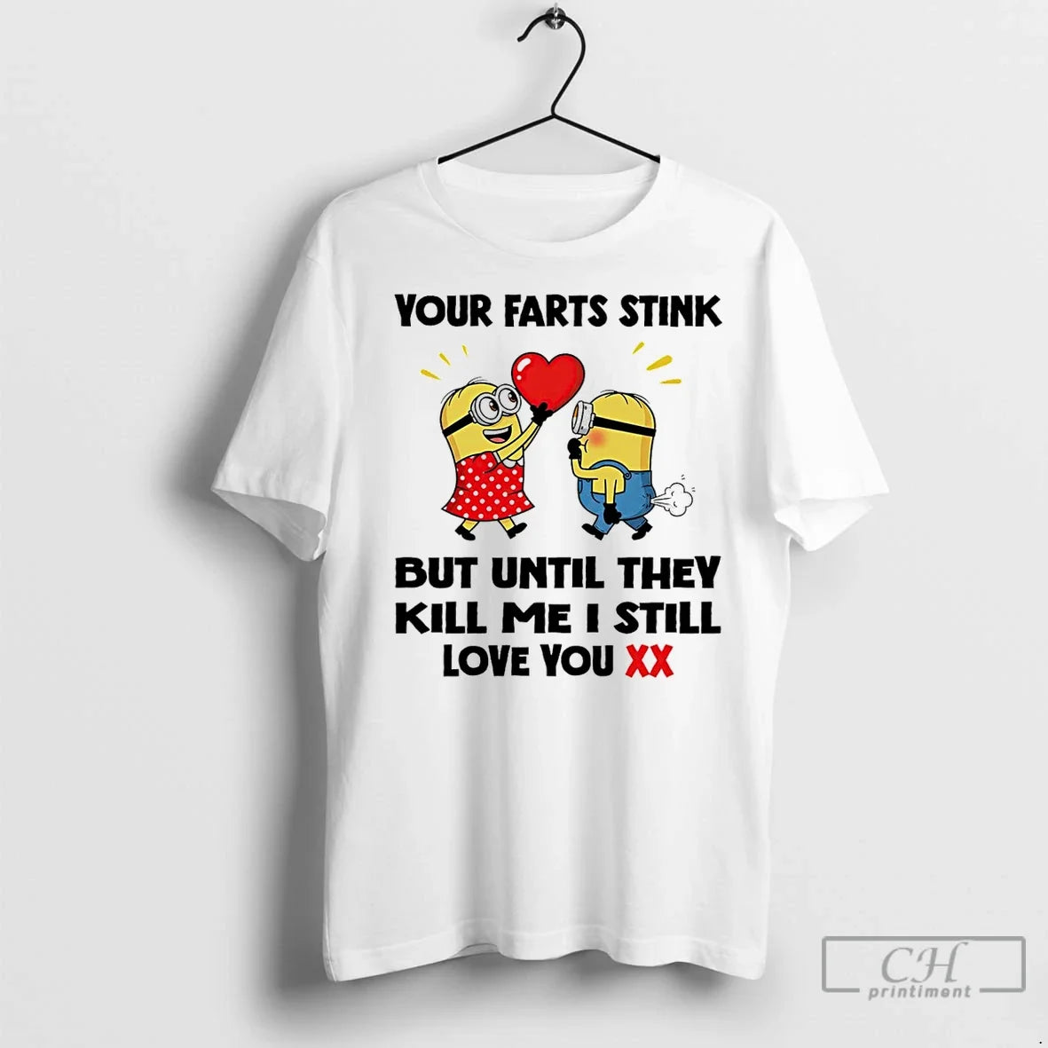 Classic Minion Your Farts Stink But Until They Kill - Adult & Kids T-Shirts, Sweatshirts & Hoodies apparel design preview 1
