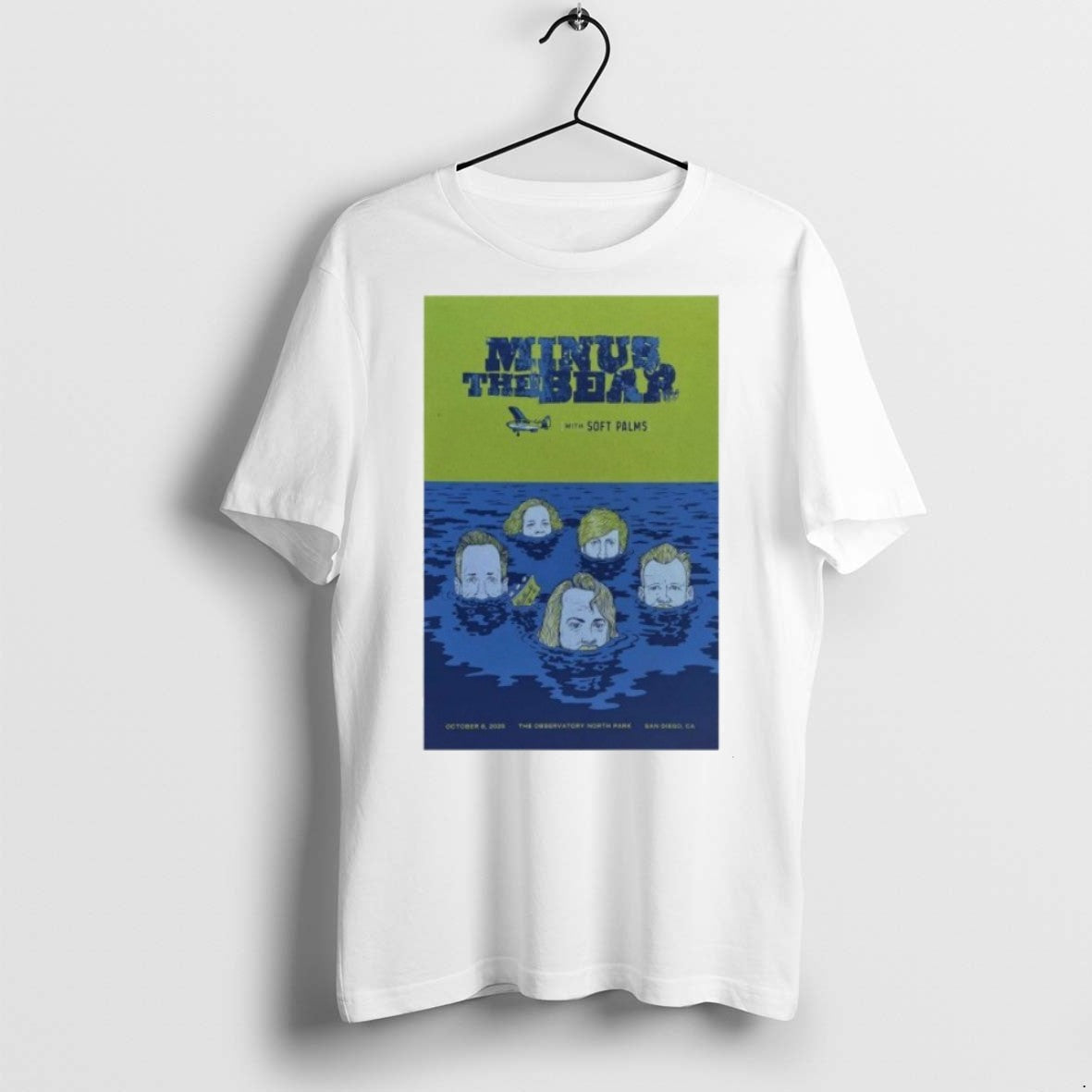 Classic Minus The Bear Oct 8 2025 San Diego Ca Faces - Adult & Kids T-Shirts, Sweatshirts & Hoodies apparel design preview 1