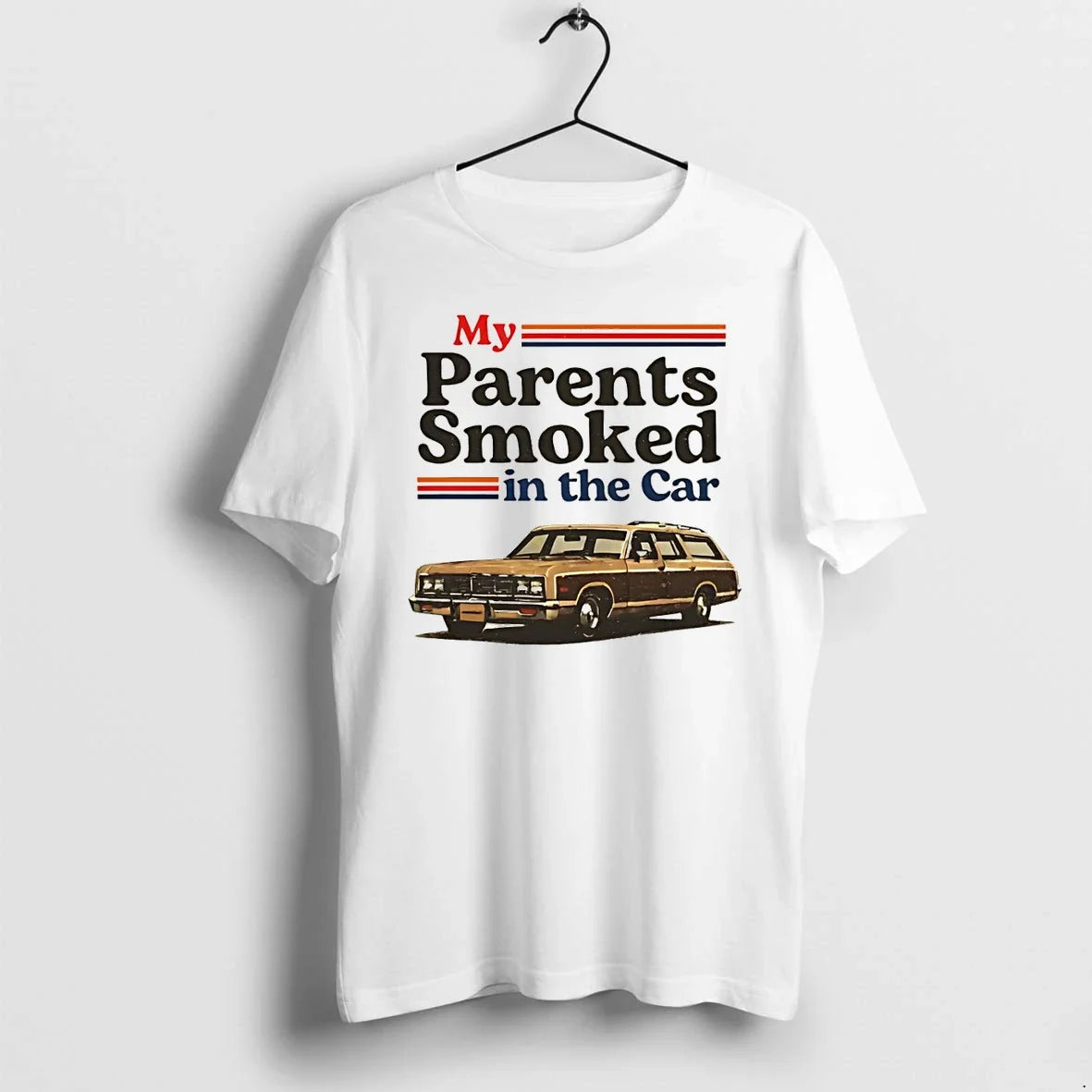 Classic My Parents Smoked In The Car Vintage Sweater - Adult & Kids T-Shirts, Sweatshirts & Hoodies apparel design preview 1