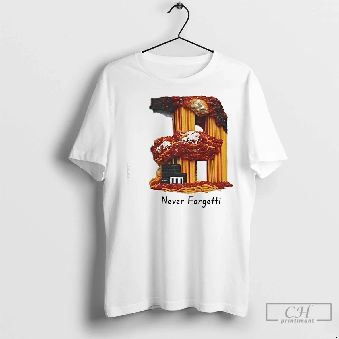 Classic Never Forgetti Parody Memory Loss Awareness - Adult & Kids T-Shirts, Sweatshirts & Hoodies apparel design preview 1