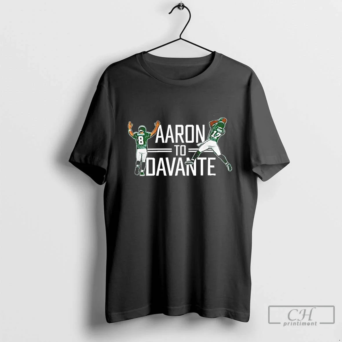 Classic New York Jets Aaron Rodgers To Davante Adams - Adult & Kids T-Shirts, Sweatshirts & Hoodies apparel design preview 1
