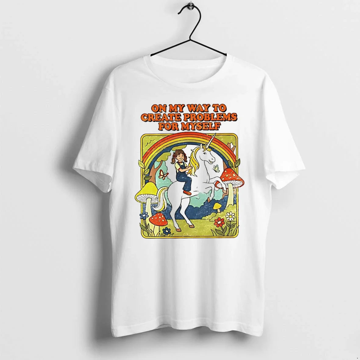 Classic On My Way To Create Problems For Myself Meme - Adult & Kids T-Shirts, Sweatshirts & Hoodies apparel design preview 1
