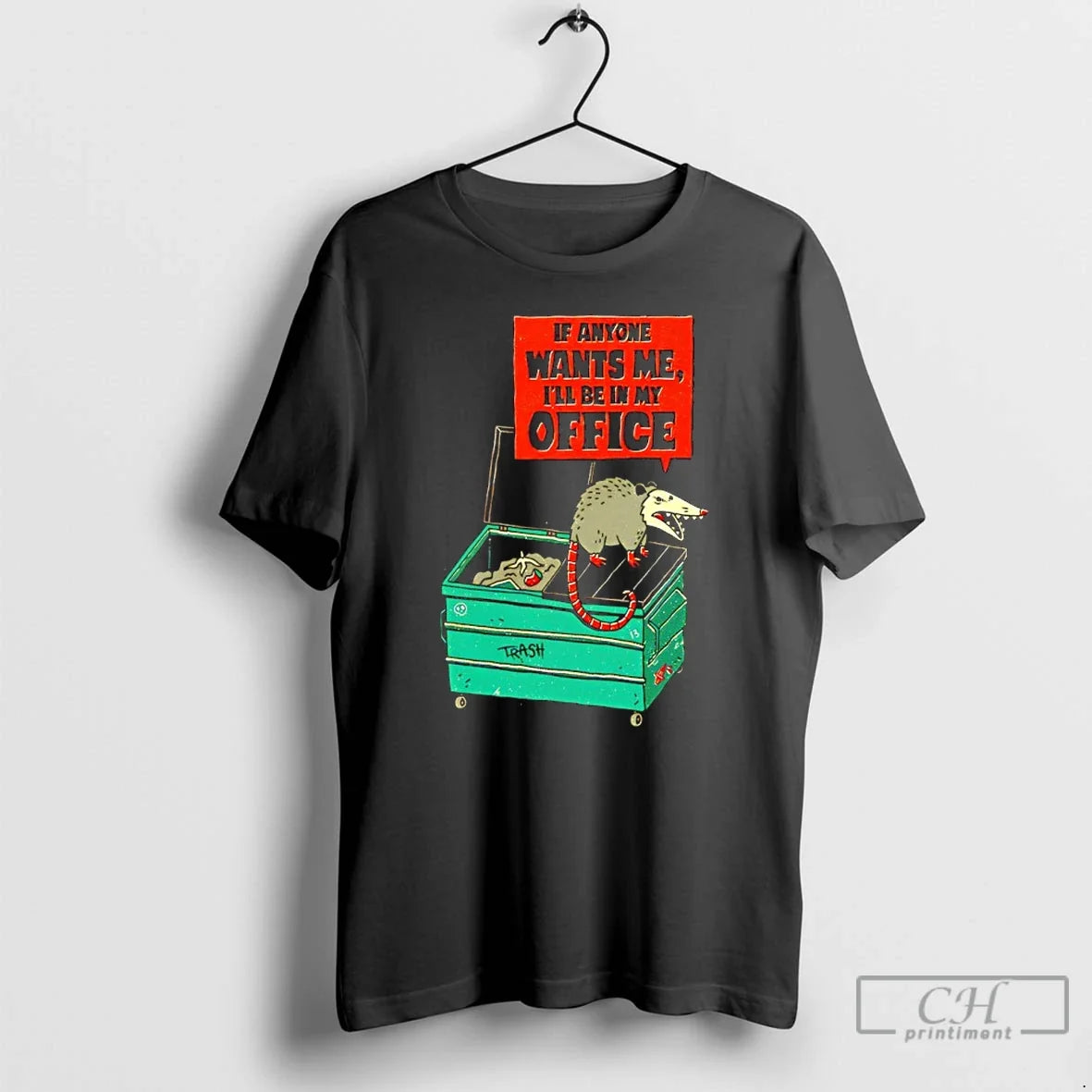 Classic Opossum If Anyone Wants Me Ill Be In My - Adult & Kids T-Shirts, Sweatshirts & Hoodies apparel design preview 1