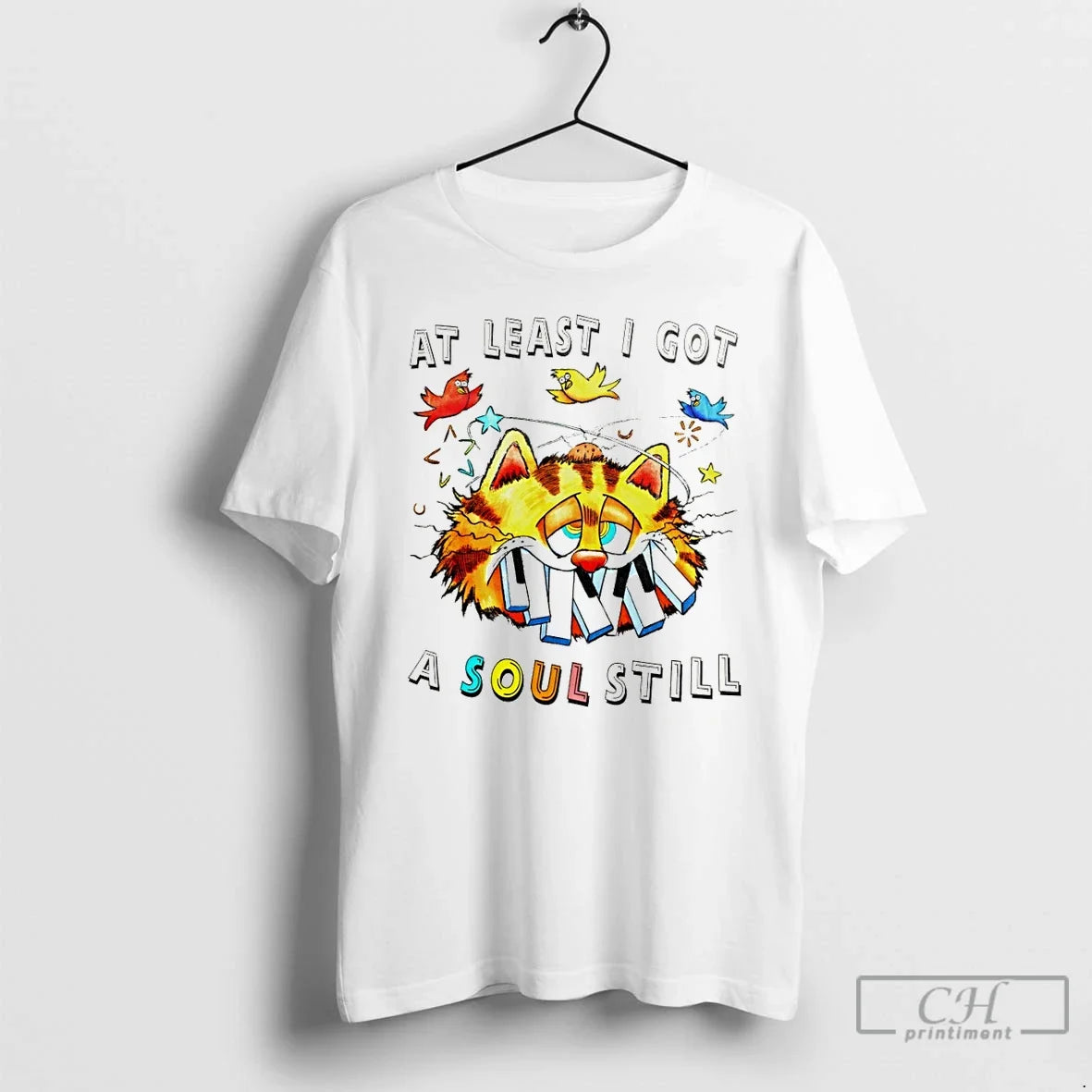 Classic Orange Cat At Least I Got A Soul Still - Adult & Kids T-Shirts, Sweatshirts & Hoodies apparel design preview 1