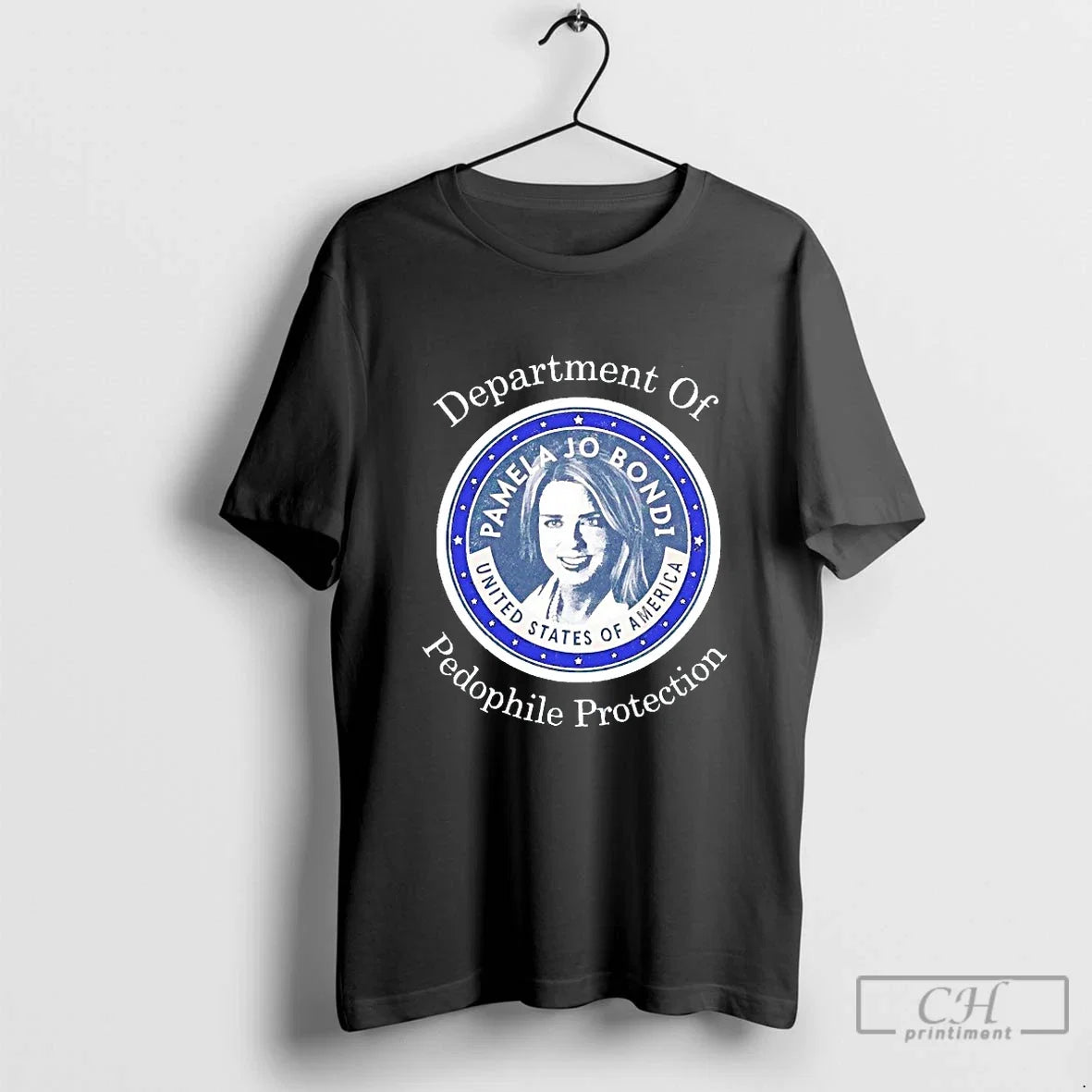 Classic Pamela Jo Bondi Department Of Pedophile - Adult & Kids T-Shirts, Sweatshirts & Hoodies apparel design preview 1