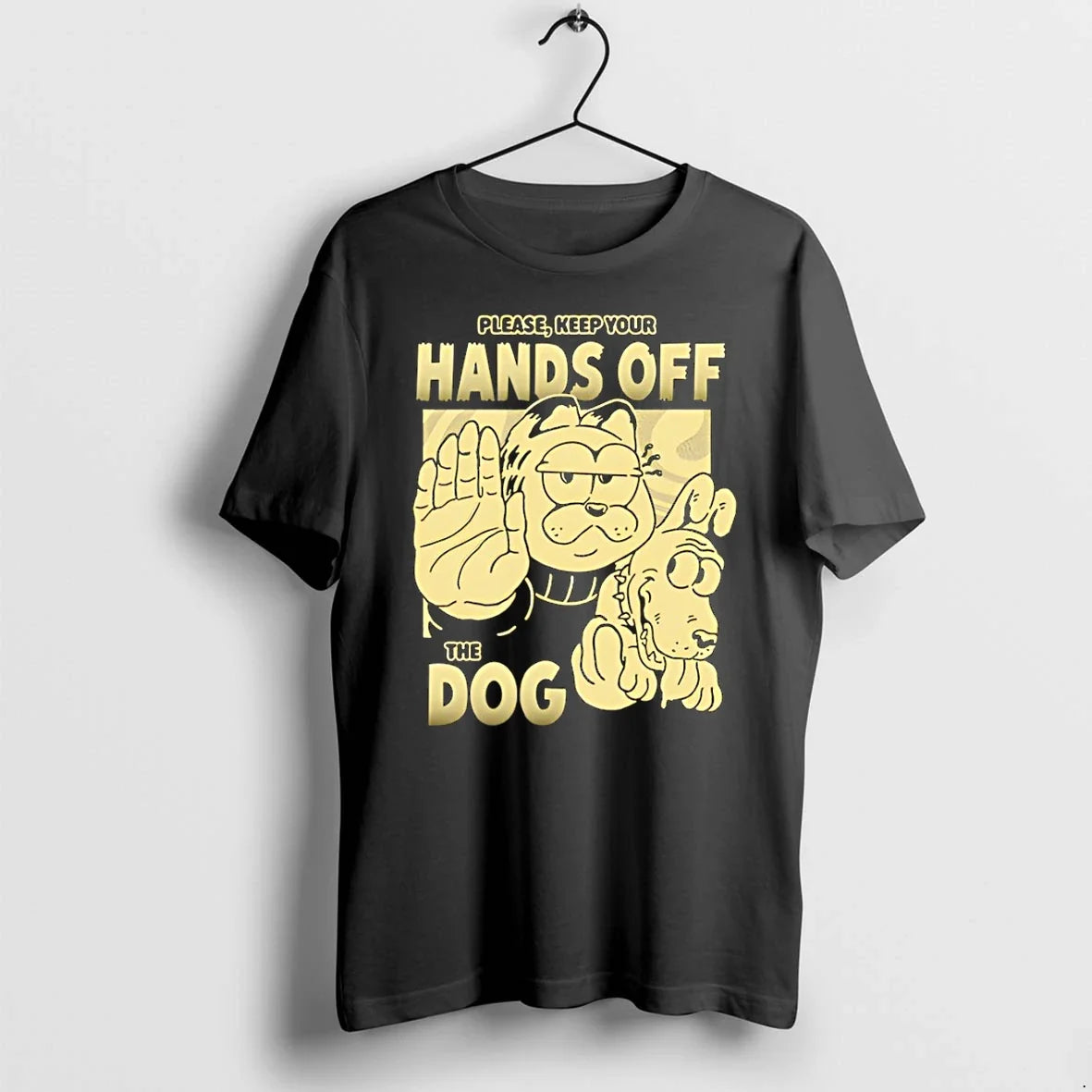 Classic Please Keep Your Hands Off The Dog Odie - Adult & Kids T-Shirts, Sweatshirts & Hoodies apparel design preview 1