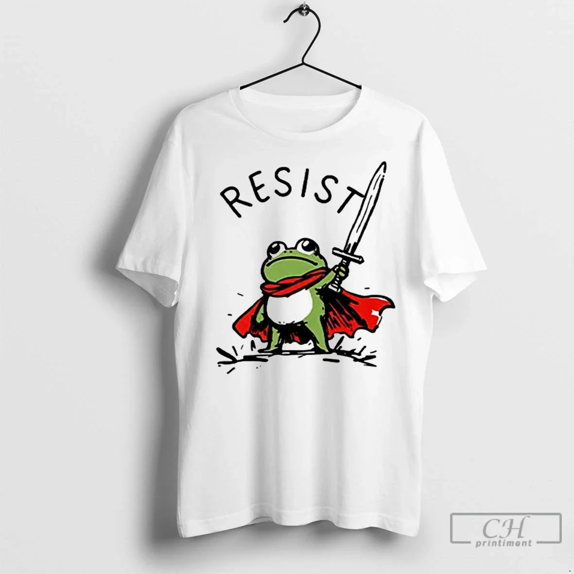 Classic Portland Frog Resist Anti Ice - Adult & Kids T-Shirts, Sweatshirts & Hoodies apparel design preview 1