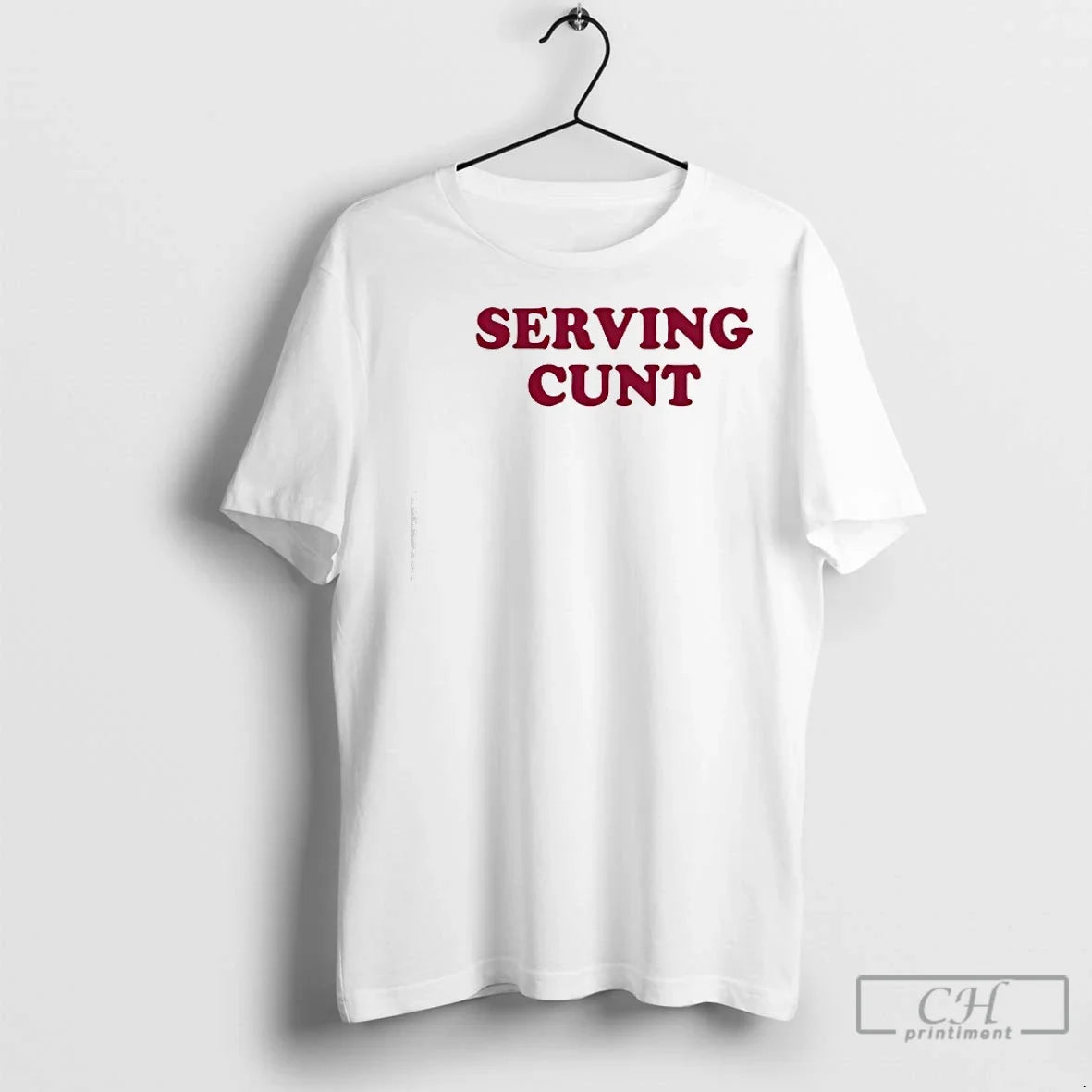 Classic Pottymouthpollyanna Serving Cunt - Adult & Kids T-Shirts, Sweatshirts & Hoodies apparel design preview 1