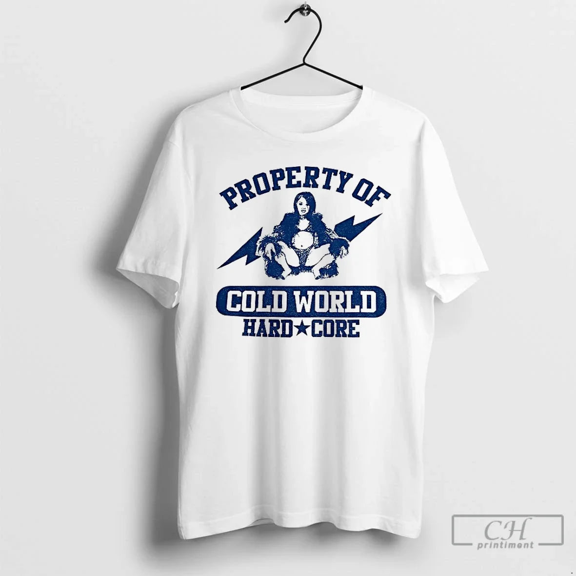 Classic Property Of Cold World Hard Core 2026 - Adult & Kids T-Shirts, Sweatshirts & Hoodies apparel design preview 1