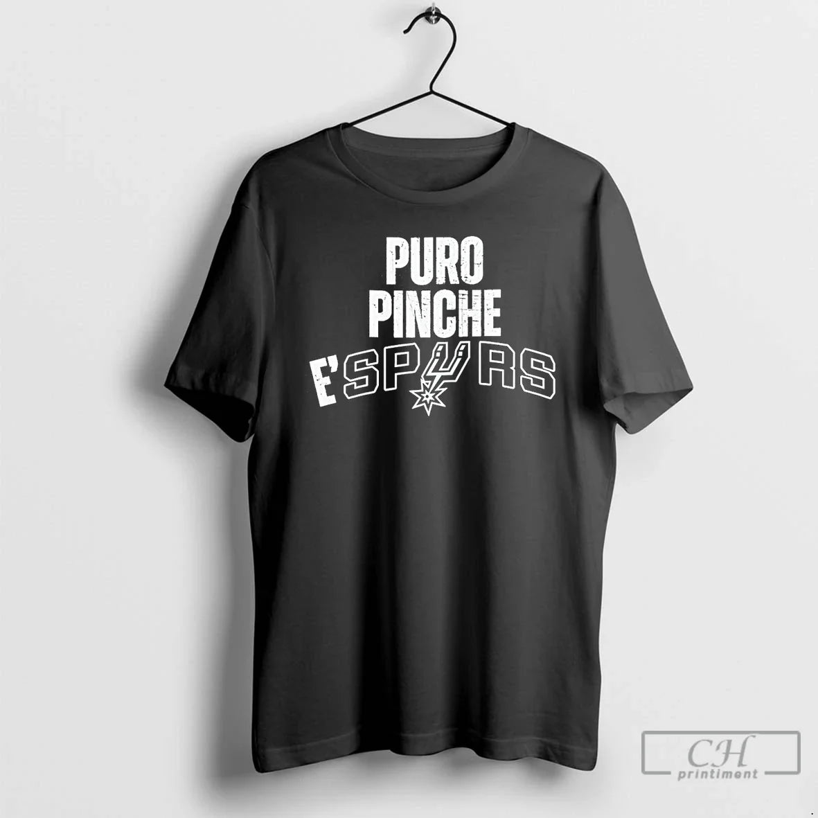 Classic Puro Pinche Espurs San Antonio Spurs - Adult & Kids T-Shirts, Sweatshirts & Hoodies apparel design preview 1