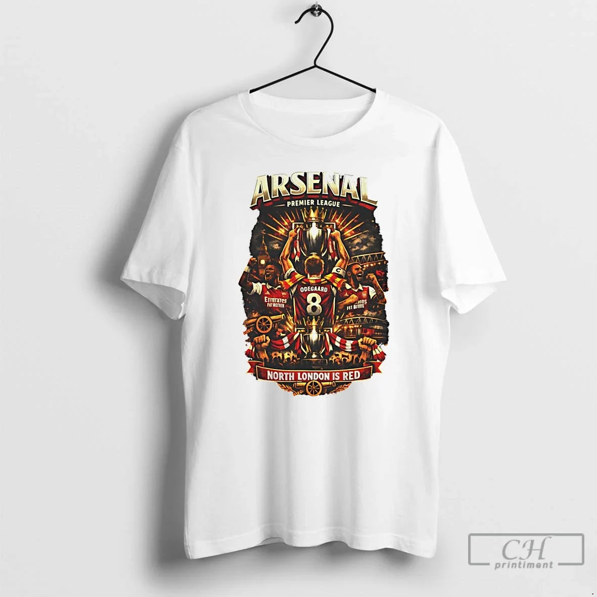 Classic Qjxuovkv Arsenal Champions Premier League - Adult & Kids T-Shirts, Sweatshirts & Hoodies apparel design preview 1