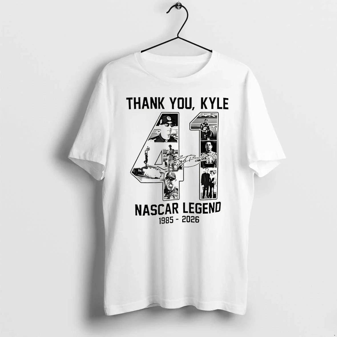 Classic Rip Kyle Busch Tribute Thank You Nascar - Adult & Kids T-Shirts, Sweatshirts & Hoodies apparel design preview 1