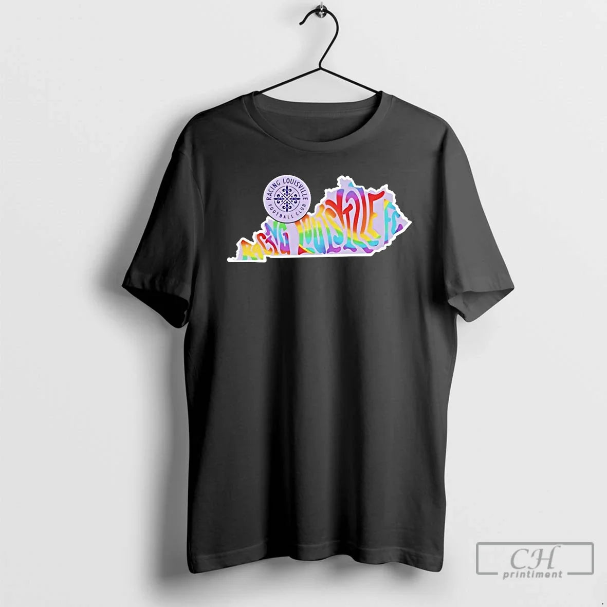 Classic Racing Louisville Fc Groovy Pride State 2026 - Adult & Kids T-Shirts, Sweatshirts & Hoodies apparel design preview 1