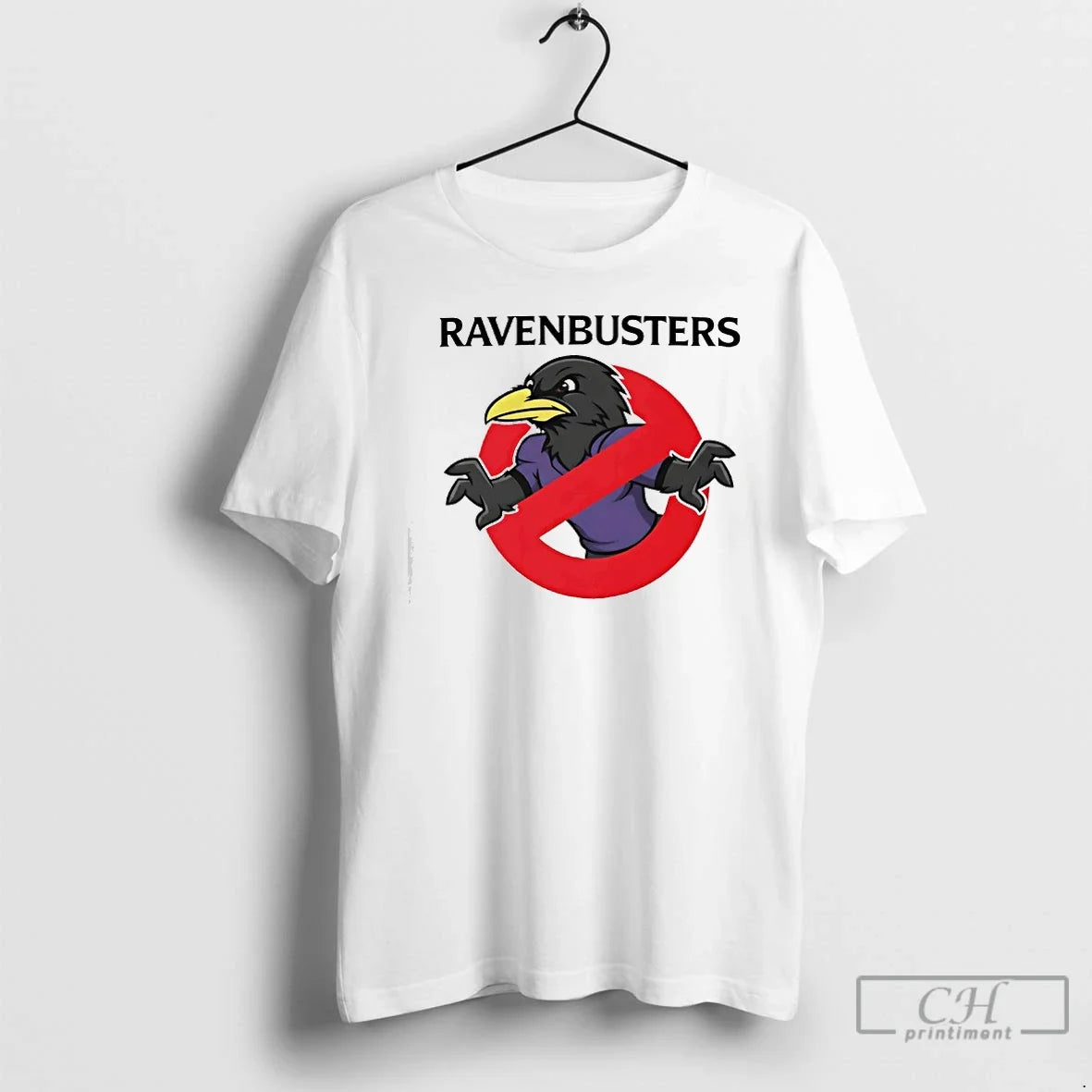 Classic Ravenbusters Baltimore Ravens Football Logo - Adult & Kids T-Shirts, Sweatshirts & Hoodies apparel design preview 1