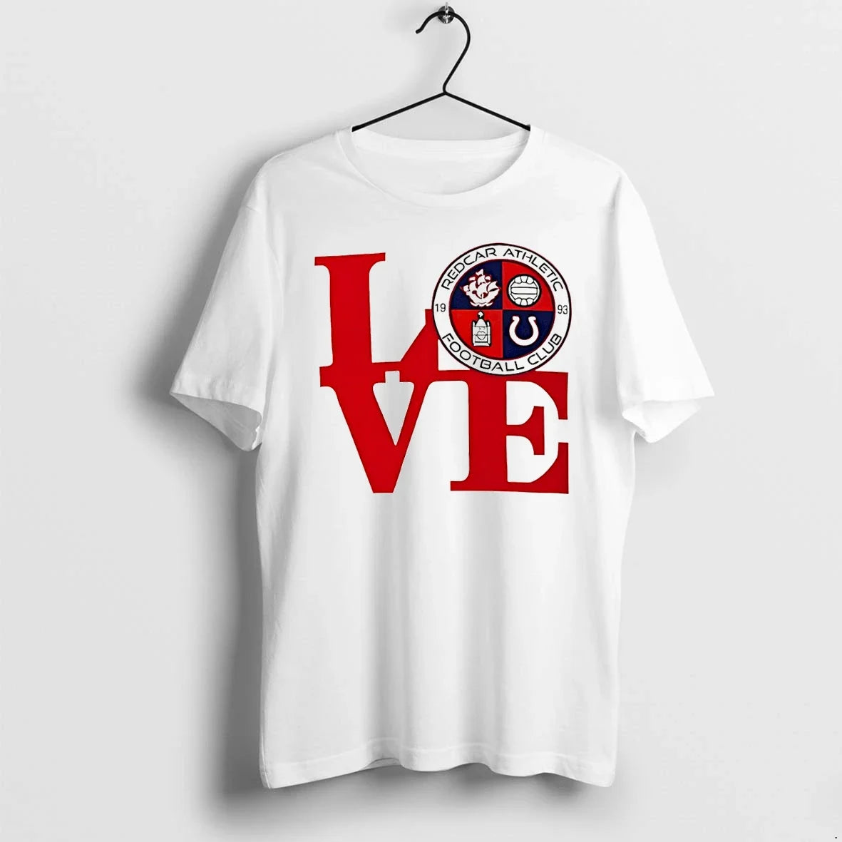 Classic Redcar Athletic Football Club Love Est 1993 - Adult & Kids T-Shirts, Sweatshirts & Hoodies apparel design preview 1