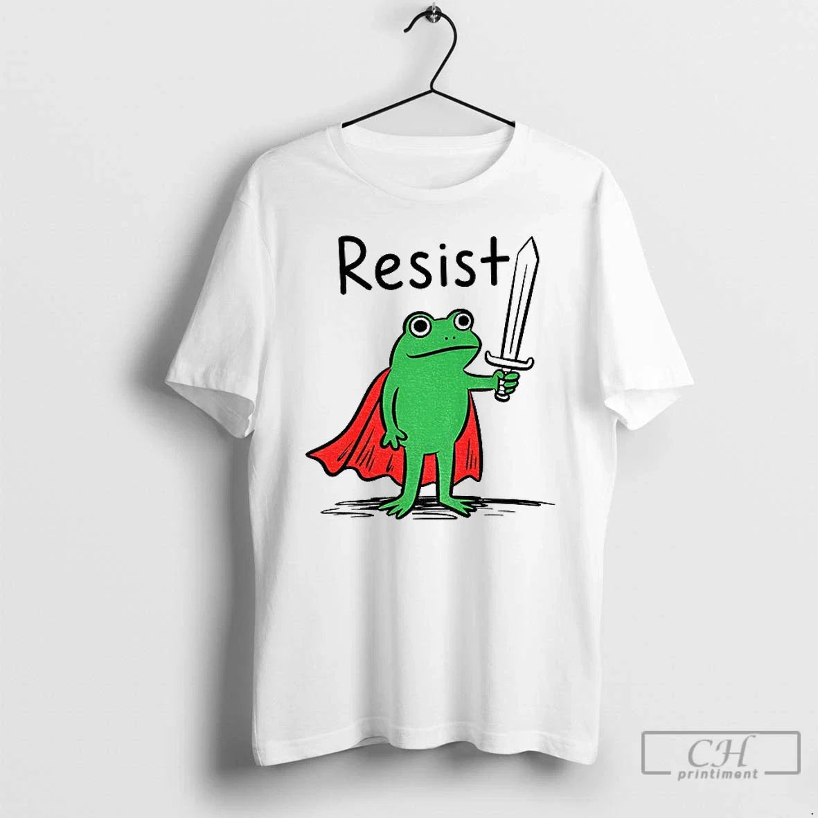 Classic Resist Frog Free Portland Freedom Feminist - Adult & Kids T-Shirts, Sweatshirts & Hoodies apparel design preview 1