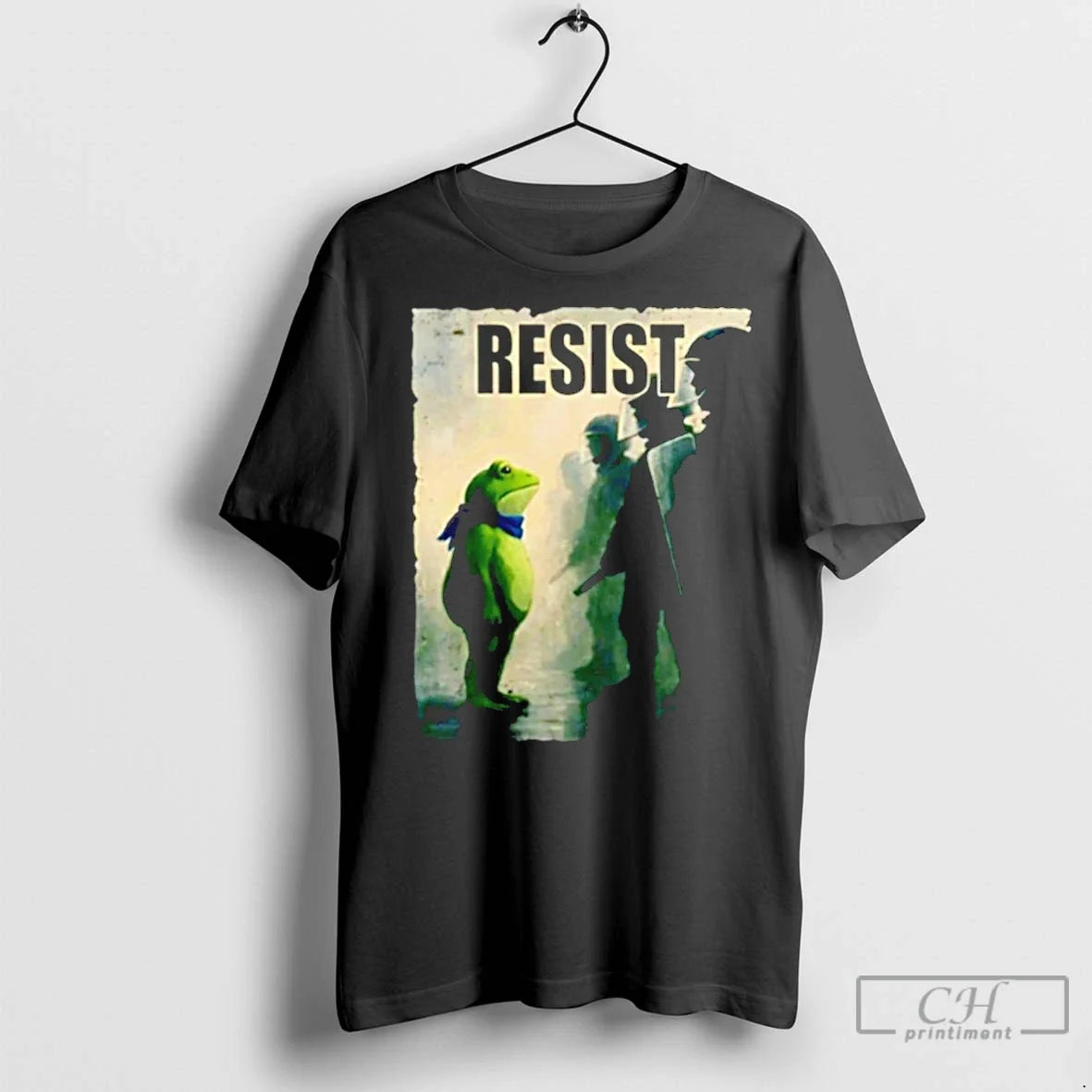 Classic Resist Portland Frog Protest - Adult & Kids T-Shirts, Sweatshirts & Hoodies apparel design preview 1