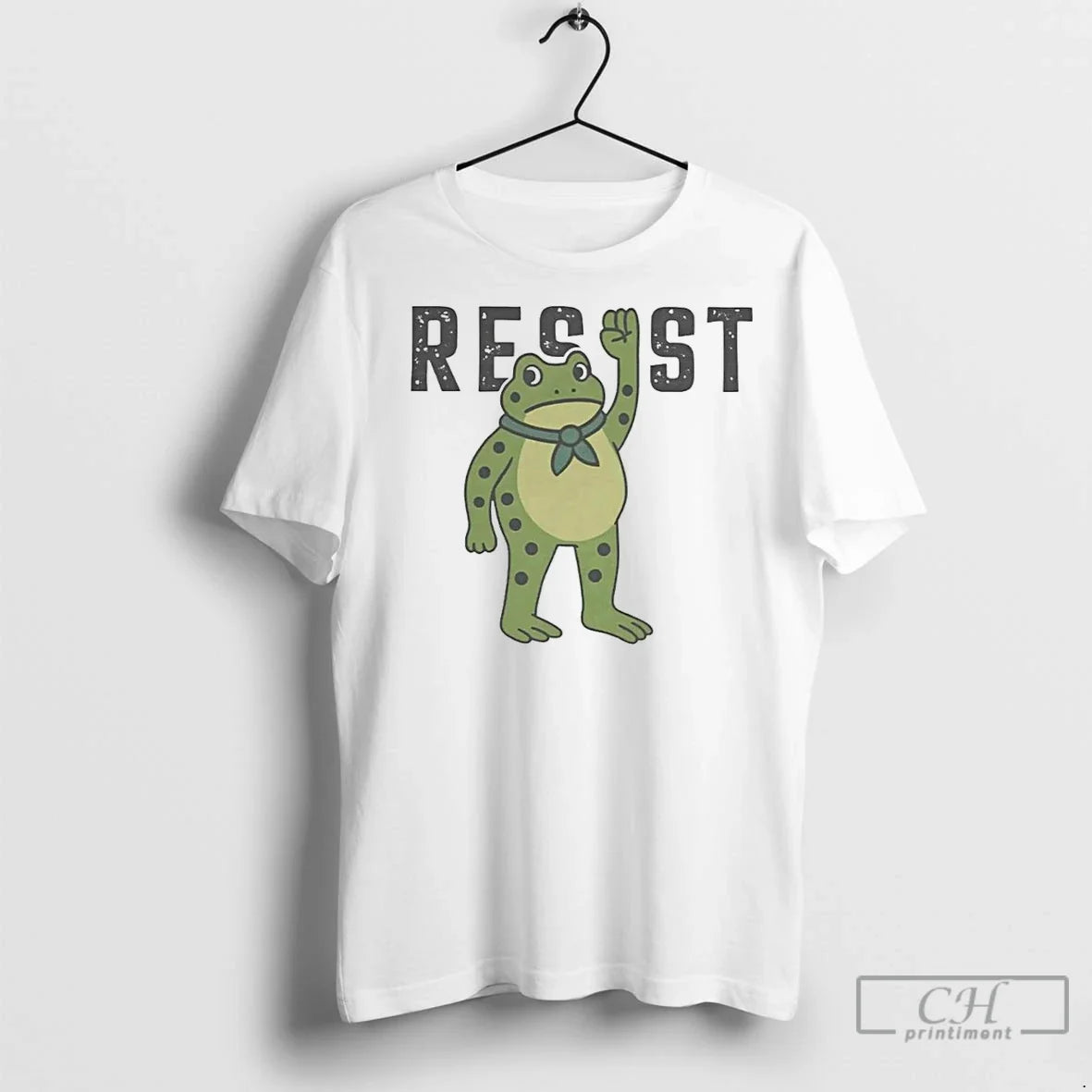 Classic Resist Portland Frog - Adult & Kids T-Shirts, Sweatshirts & Hoodies apparel design preview 1