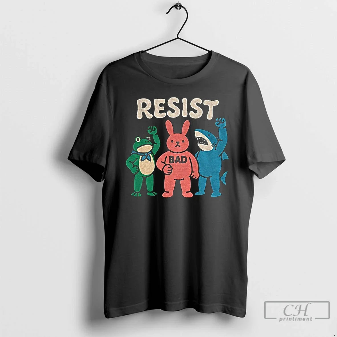 Classic Resist Portland Frog And Friends - Adult & Kids T-Shirts, Sweatshirts & Hoodies apparel design preview 1