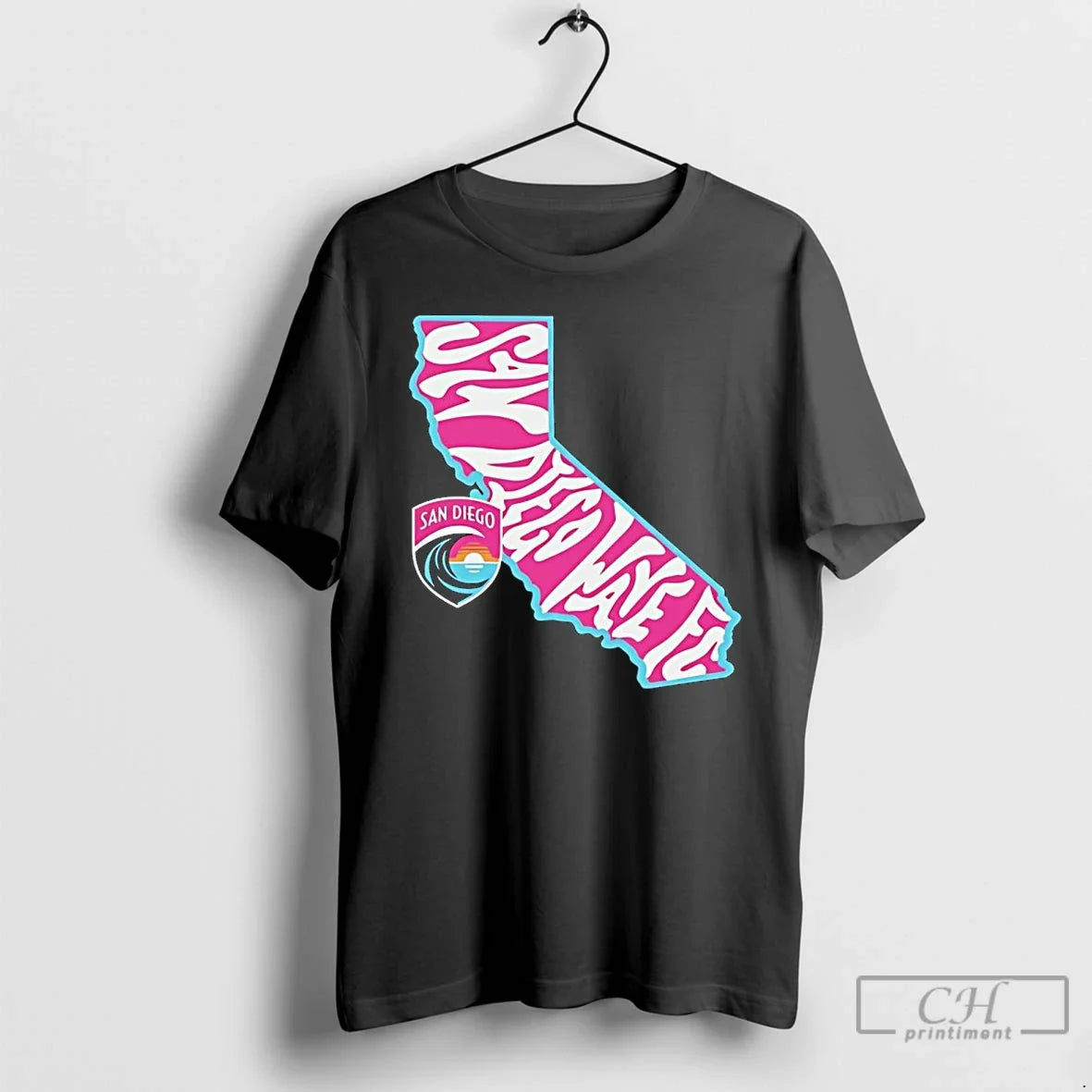 Classic San Diego Wave Fc Groovy Team State - Adult & Kids T-Shirts, Sweatshirts & Hoodies apparel design preview 1