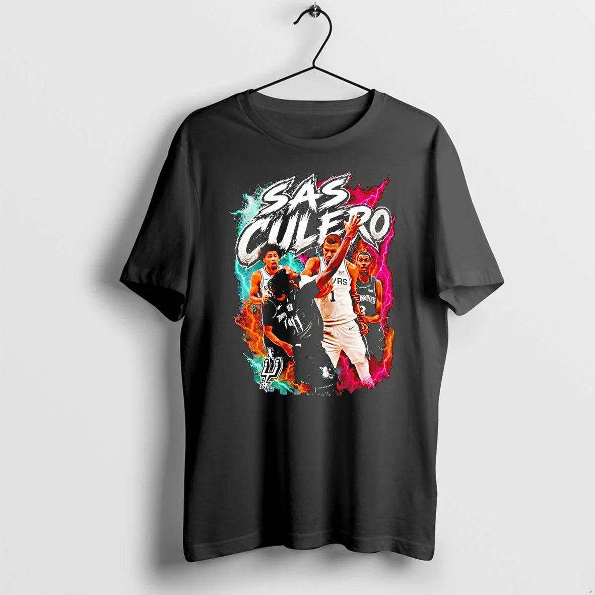 Classic Sas Wemby The Alien Victor Wembanyama Elbow - Adult & Kids T-Shirts, Sweatshirts & Hoodies apparel design preview 1