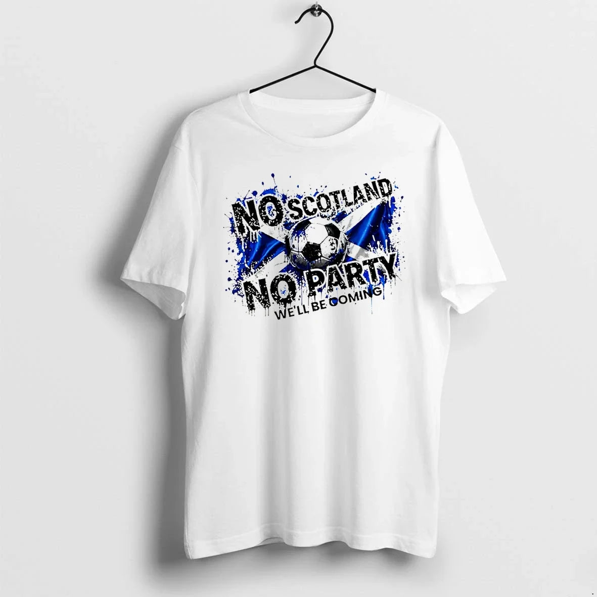 Classic Scotland Fc No Party Well Be Coming 2026 - Adult & Kids T-Shirts, Sweatshirts & Hoodies apparel design preview 1