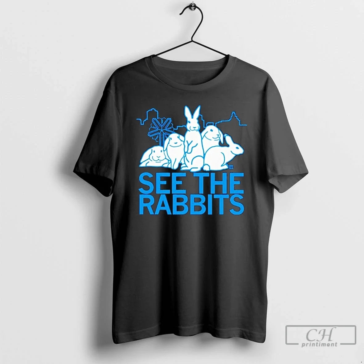 Classic See The Rabbits - Adult & Kids T-Shirts, Sweatshirts & Hoodies apparel design preview 1