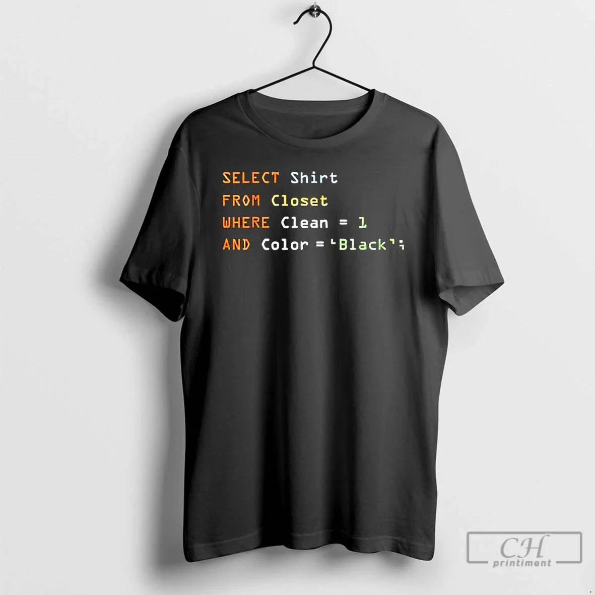 Classic Select From Closet Where Clean And Color - Adult & Kids T-Shirts, Sweatshirts & Hoodies apparel design preview 1