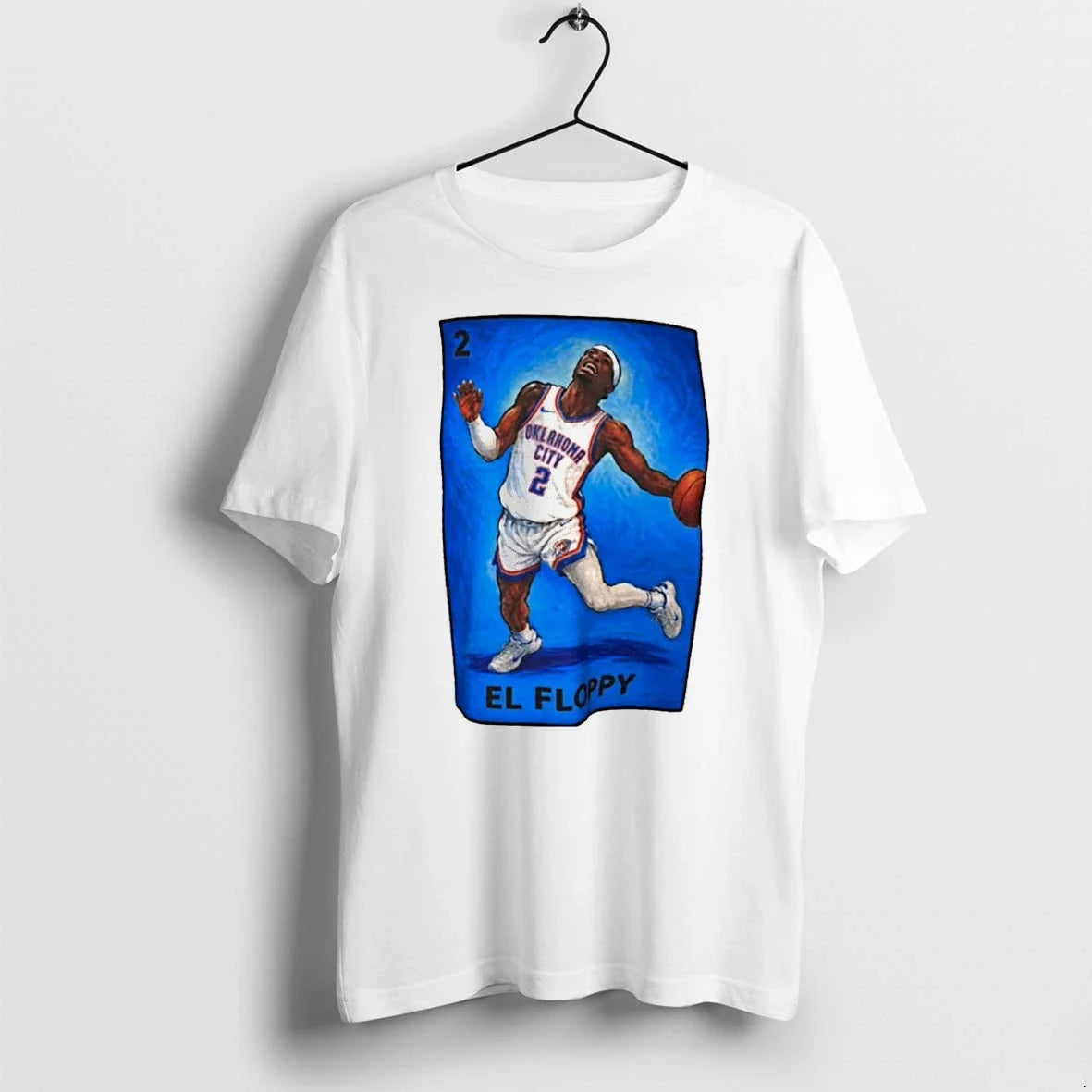 Classic Shai Gilgeous Alexander 2 Okc El Floppy - Adult & Kids T-Shirts, Sweatshirts & Hoodies apparel design preview 1