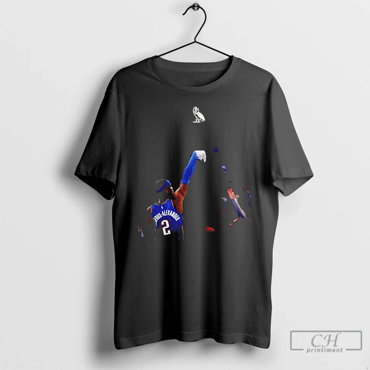 Classic Shai Gilgeous Alexander Okc Thunder X Drake - Adult & Kids T-Shirts, Sweatshirts & Hoodies apparel design preview 1