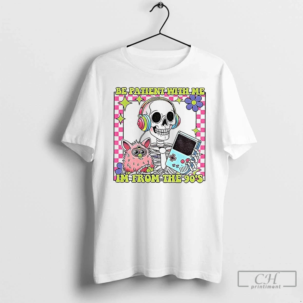 Classic Skeleton Please Be Patient Skull Meme Im From - Adult & Kids T-Shirts, Sweatshirts & Hoodies apparel design preview 1
