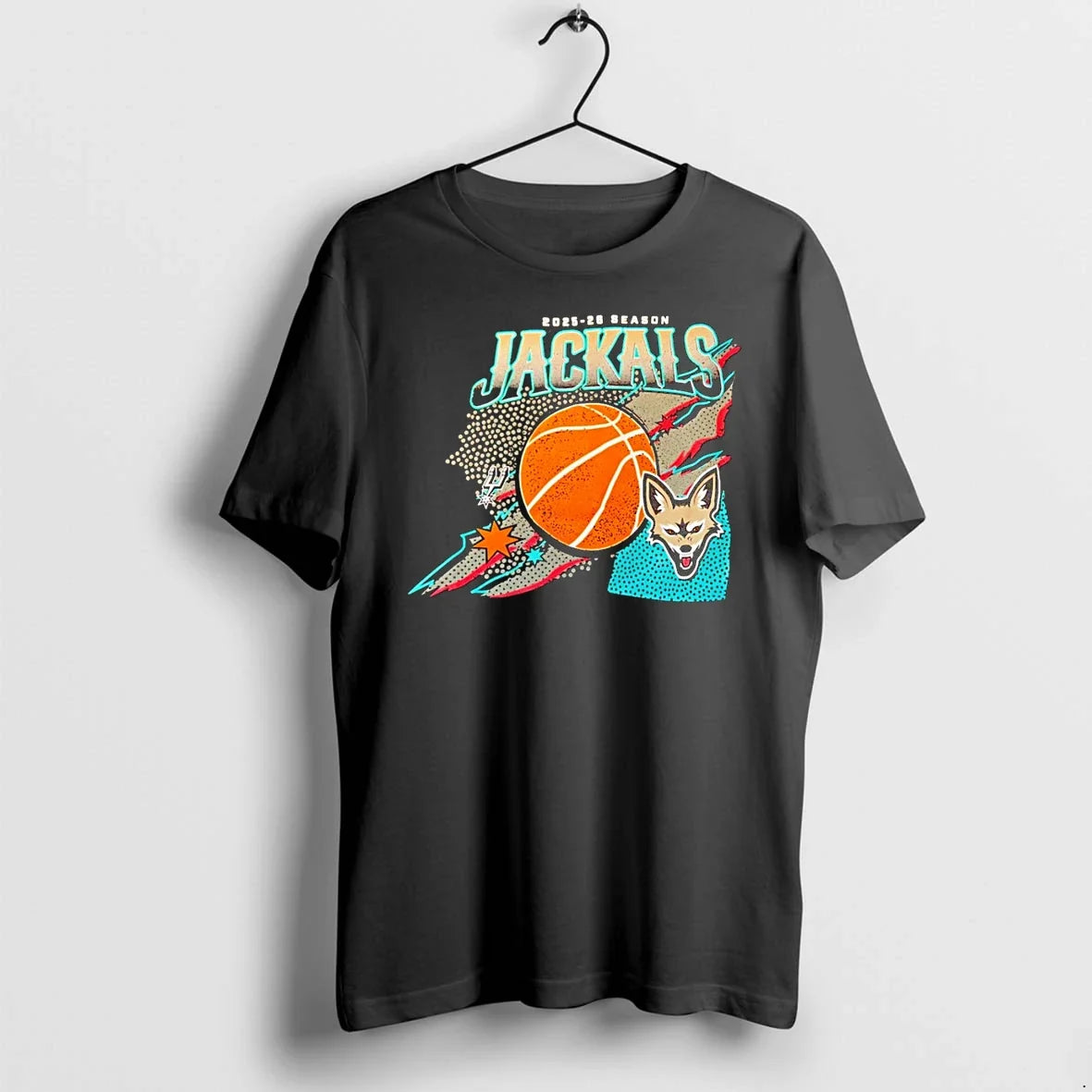Classic Spurs Jackals 2025 26 Season Basketball Nba - Adult & Kids T-Shirts, Sweatshirts & Hoodies apparel design preview 1
