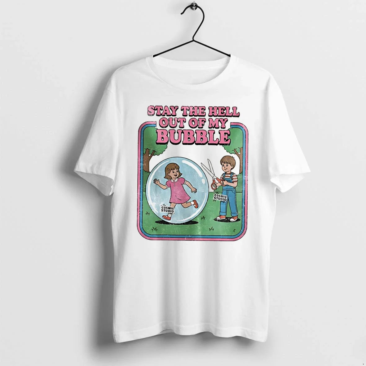 Classic Stay The Hell Out Of My Bubble Sweater - Adult & Kids T-Shirts, Sweatshirts & Hoodies apparel design preview 1