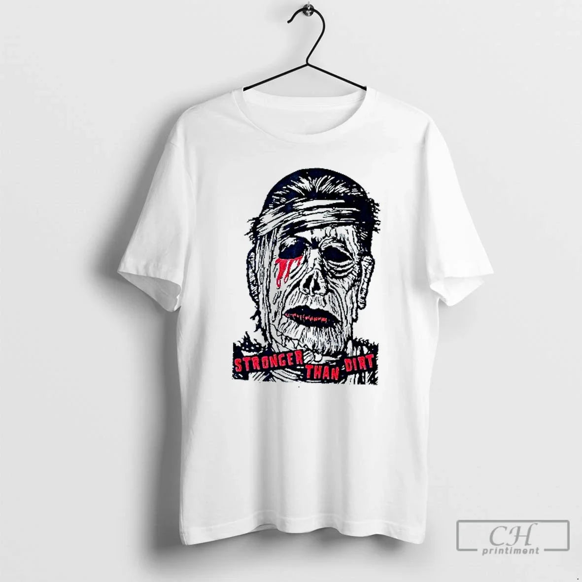 Classic Stronger Than Dirt Mens White - Adult & Kids T-Shirts, Sweatshirts & Hoodies apparel design preview 1