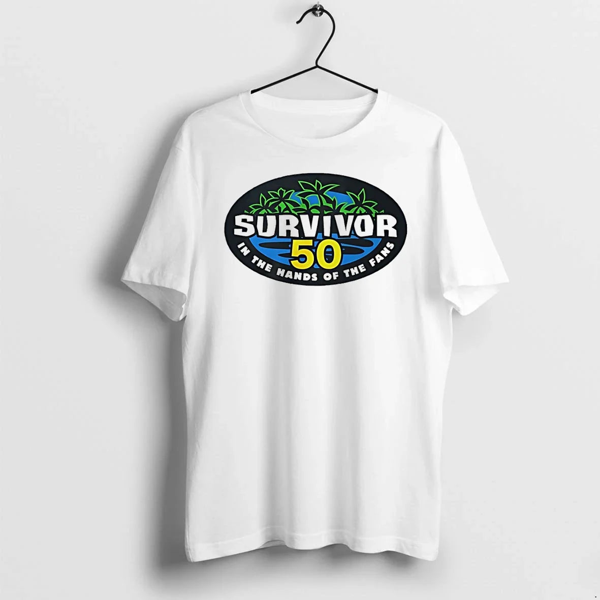 Classic Survivor Season 50 In The Hands Of Fans - Adult & Kids T-Shirts, Sweatshirts & Hoodies apparel design preview 1