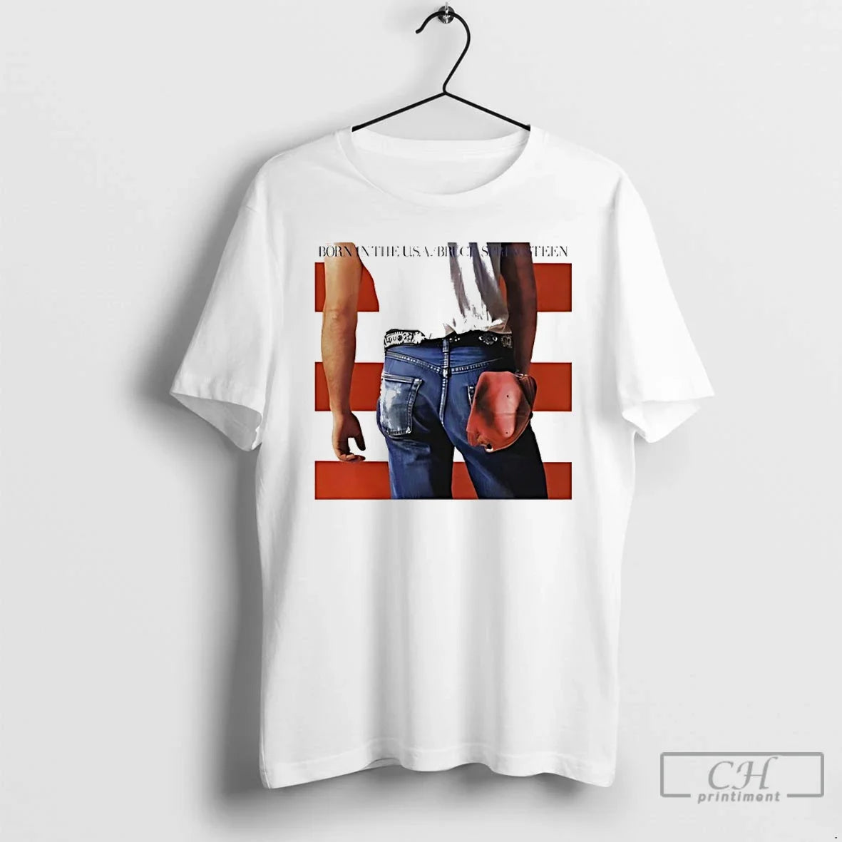 Classic Taehyung Is Wearing Born In The Usa Bruce - Adult & Kids T-Shirts, Sweatshirts & Hoodies apparel design preview 1