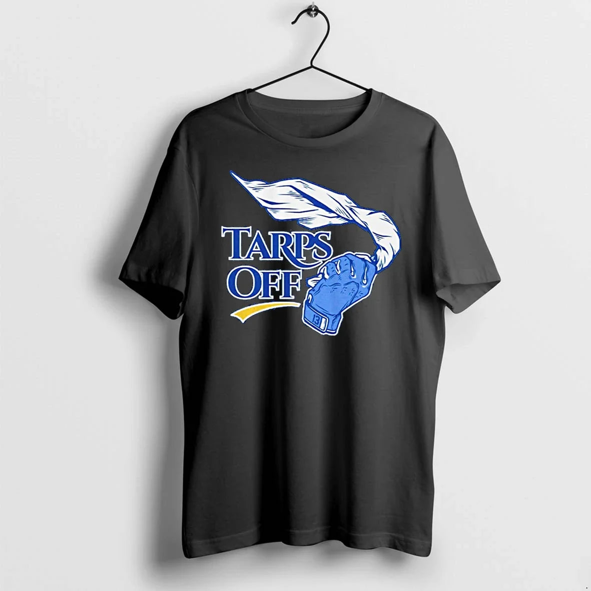 Classic Tampa Bay Rays Baseball Tarps Off Sweater - Adult & Kids T-Shirts, Sweatshirts & Hoodies apparel design preview 1