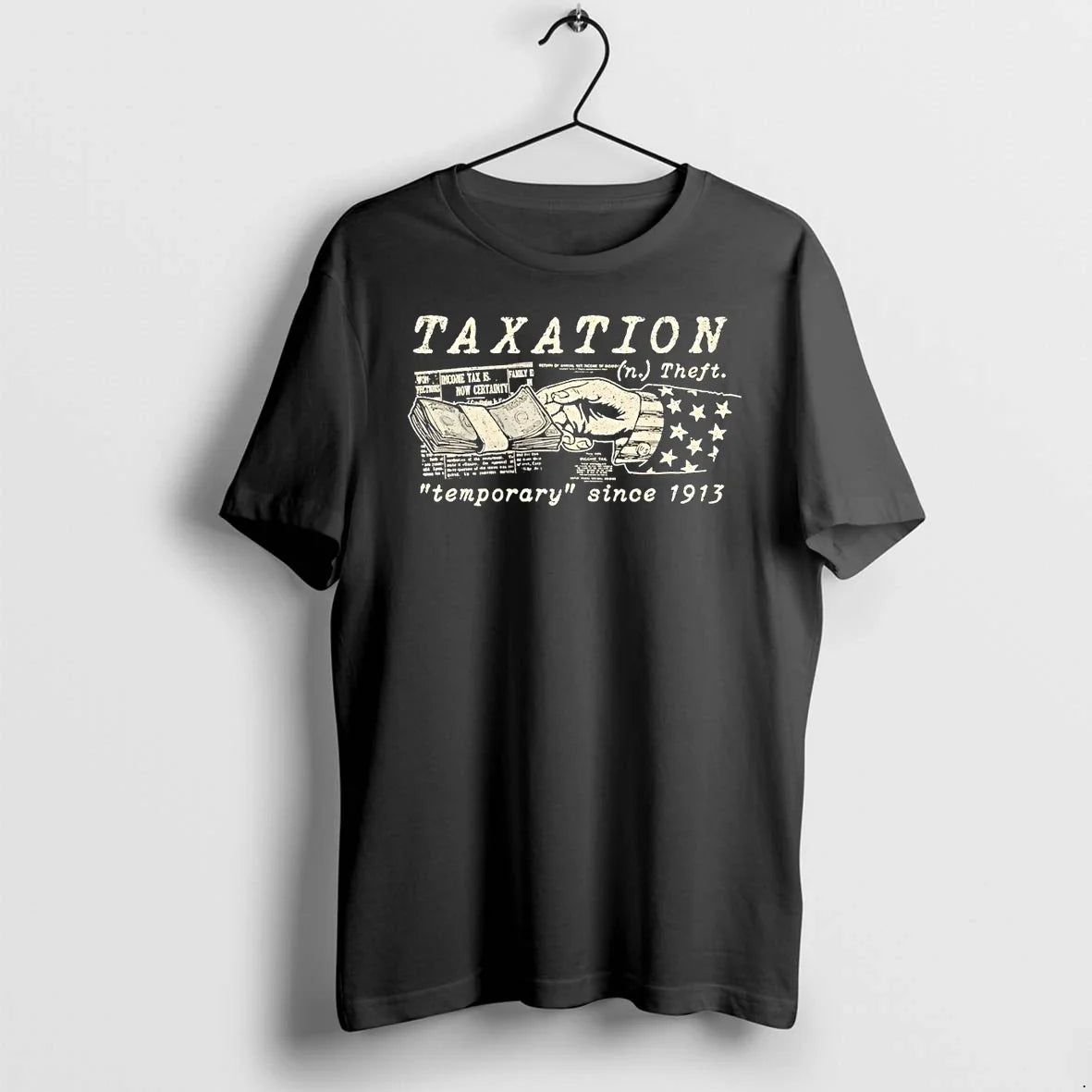 Classic Taxation Theft Temporary Since 1913 Sweater - Adult & Kids T-Shirts, Sweatshirts & Hoodies apparel design preview 1