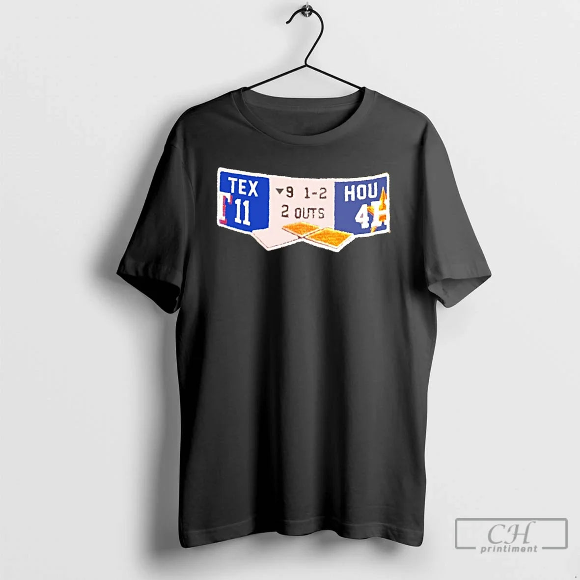 Classic Texas Rangers Vs Houston Astros 11 4 Mlb - Adult & Kids T-Shirts, Sweatshirts & Hoodies apparel design preview 1